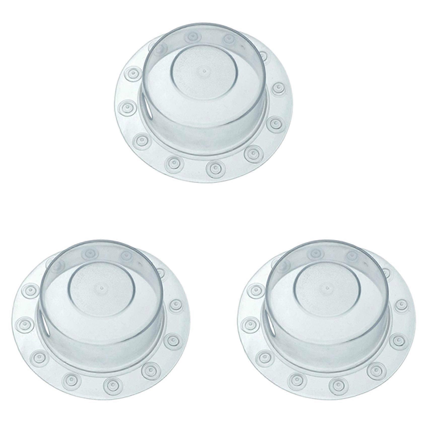 3X Bathtub Overflow Drain Cover Suction Cup Seal Bathtub Stopper for Deeper Bath for Bathroom Overflow Drains