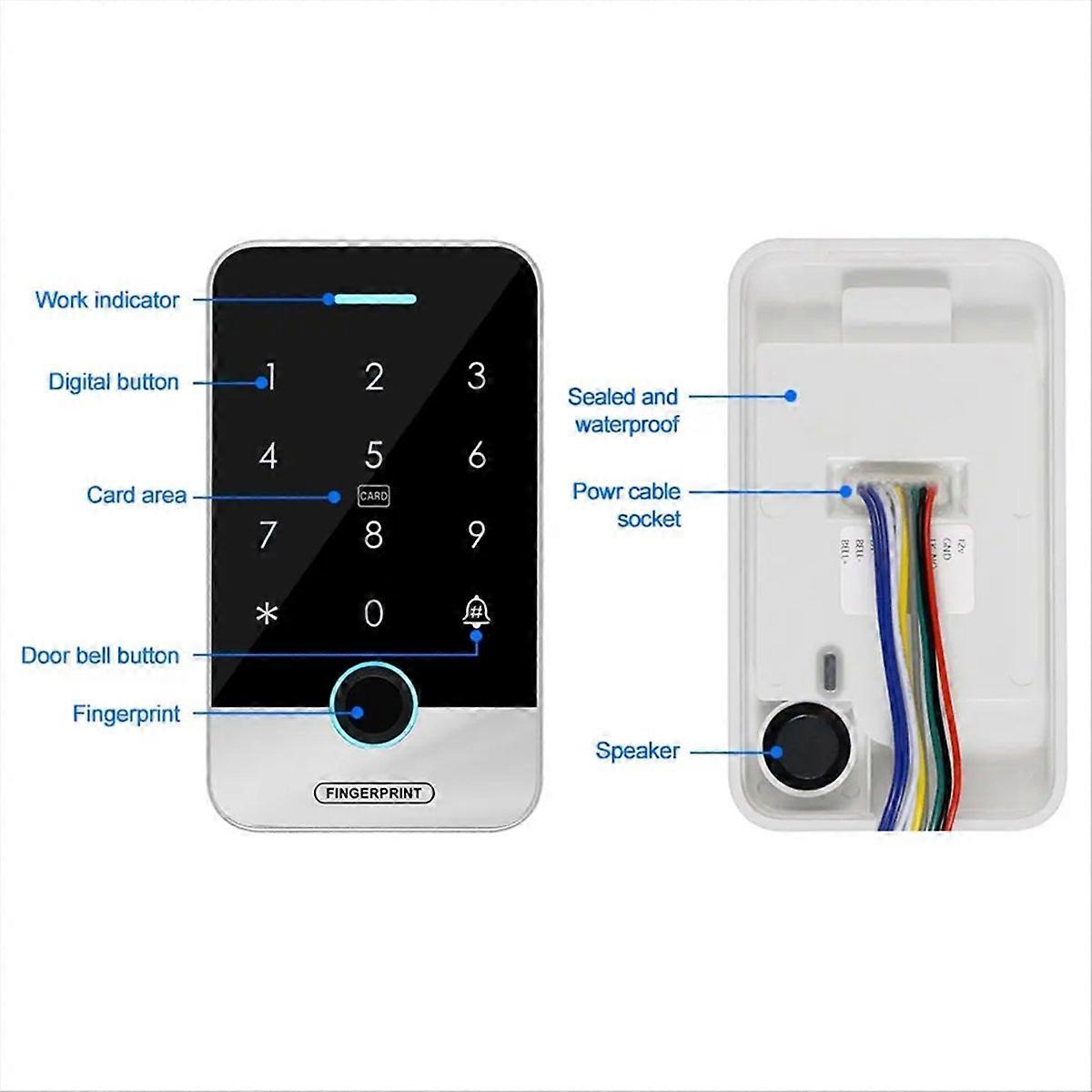 Bluetooth Tuya APP Smart Fingerprint RFID Access (S300A)