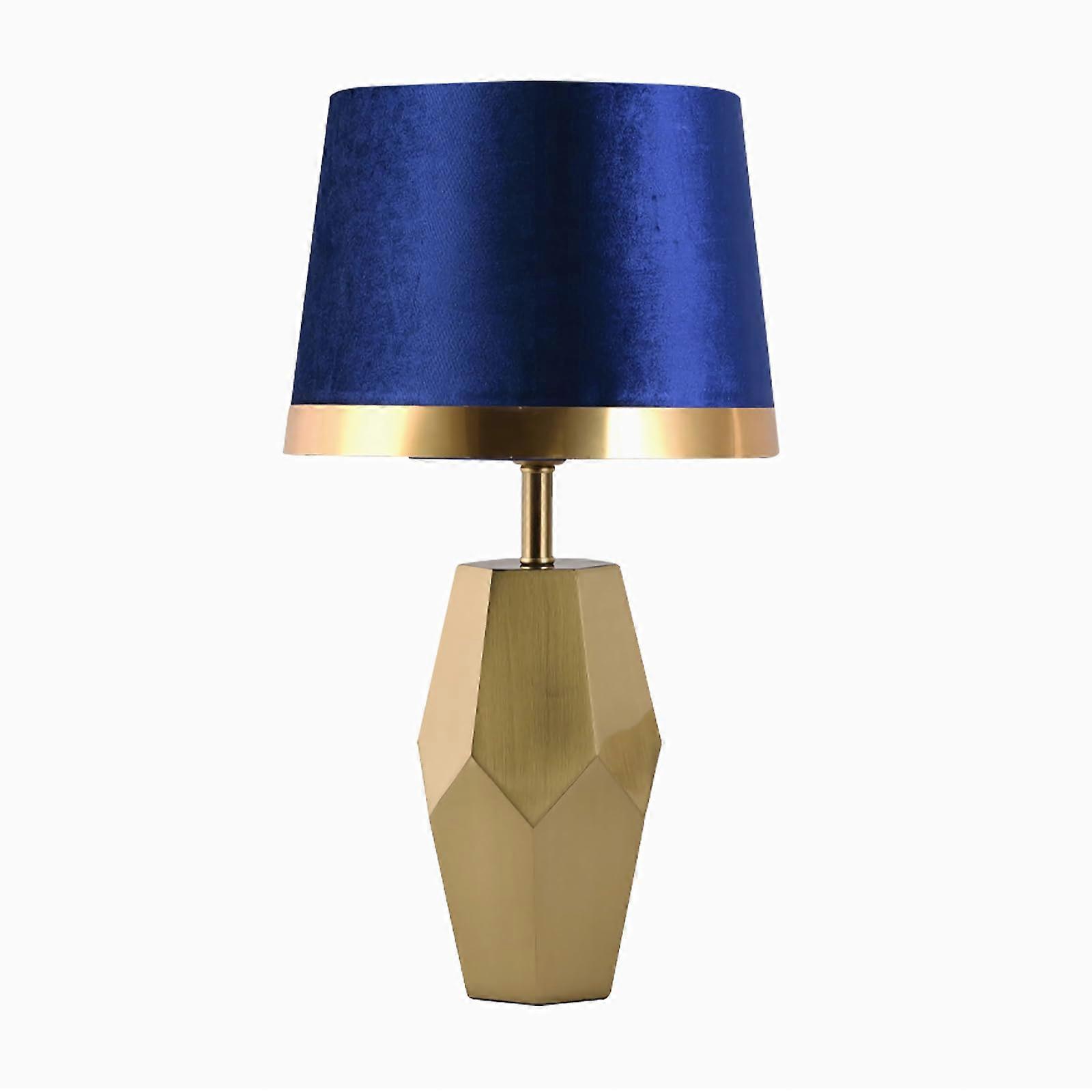Modern Desk Lamp with Remote Color Dimming, Elegant Metal and Fabric Bedside Table Lamp