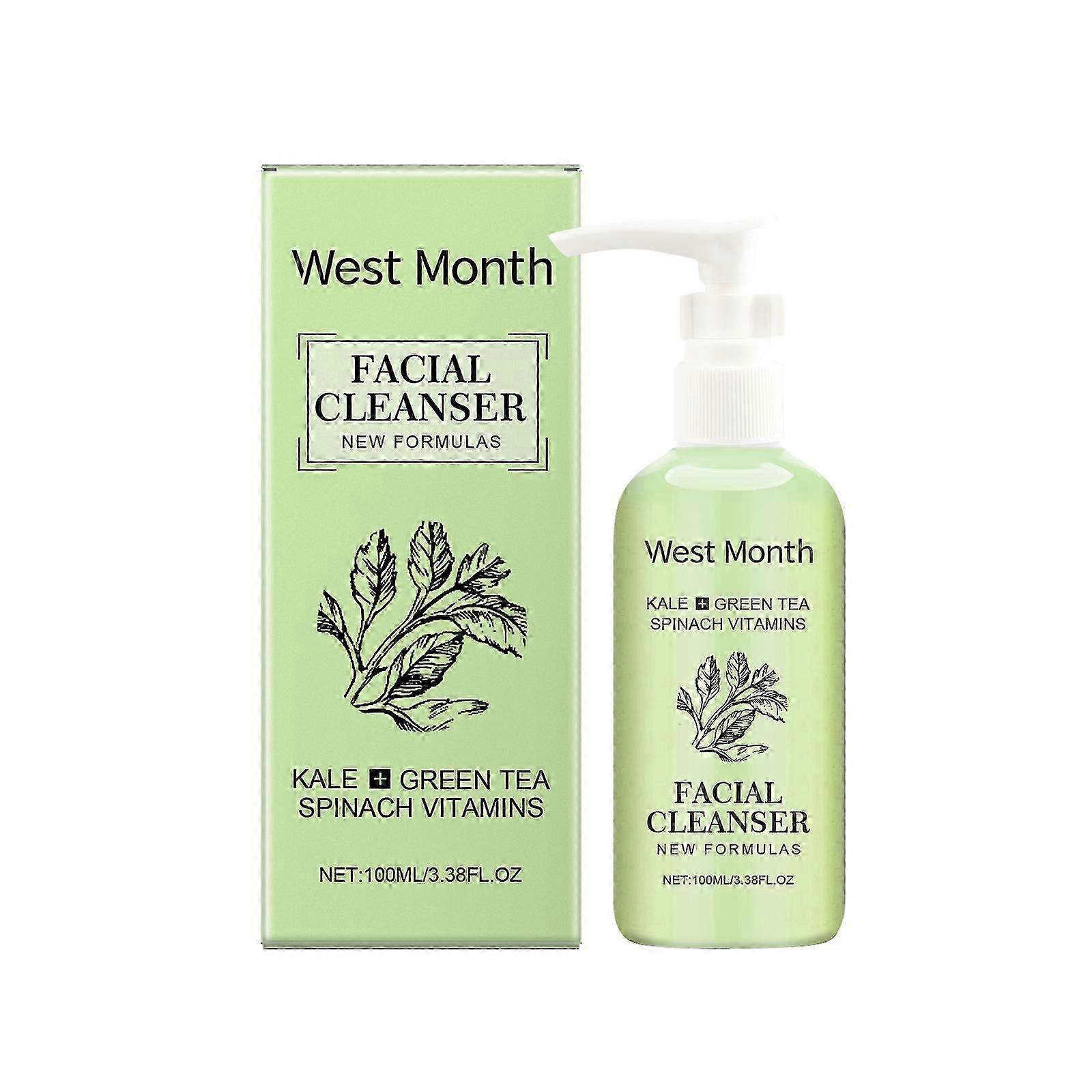 Gentle Moisturizing Cleanser with Kale & Green Tea  Oil Control & Hydration
