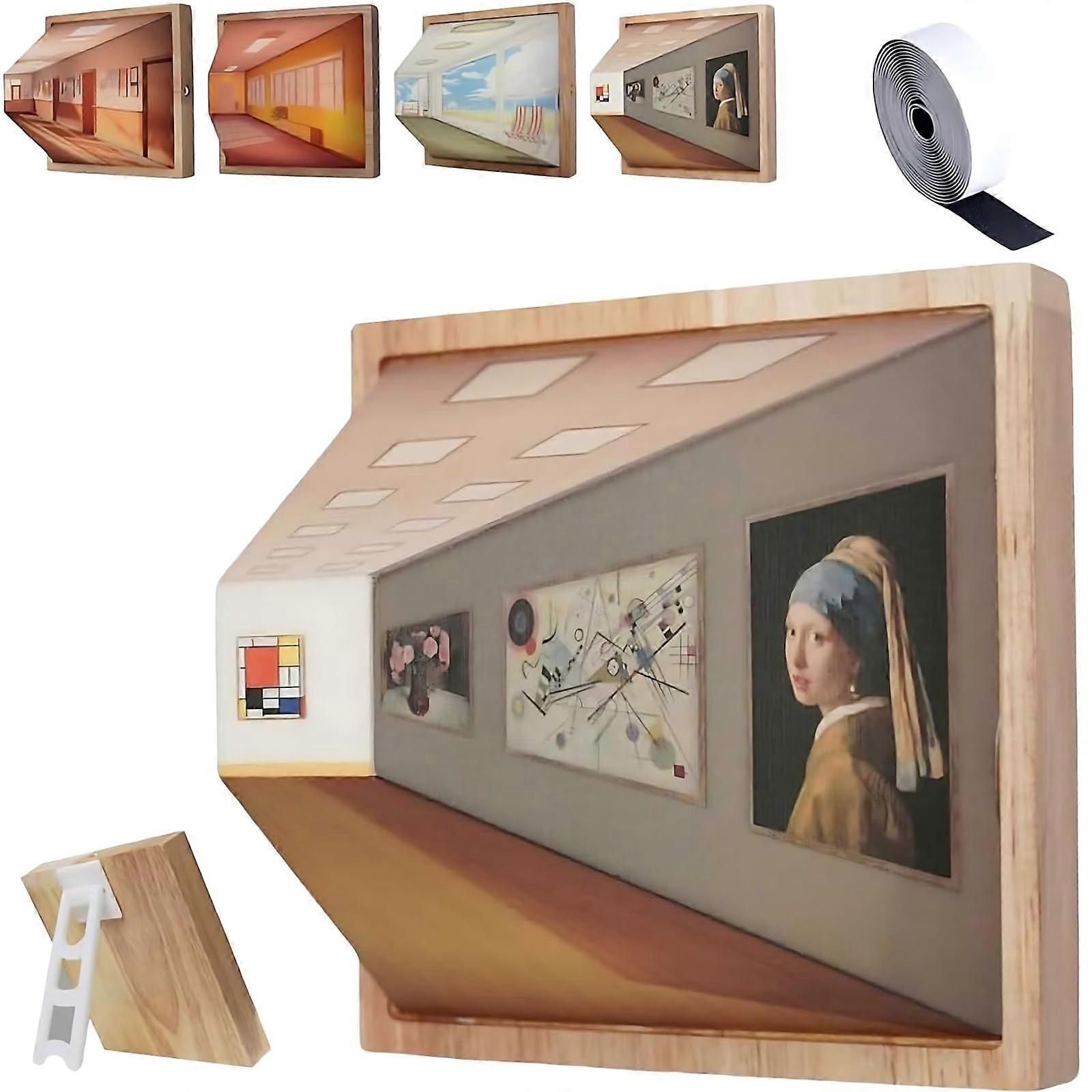 3D Night Light Optical Illusion Lamp with Touch Mode Switching and Multicolor Ambient Glow