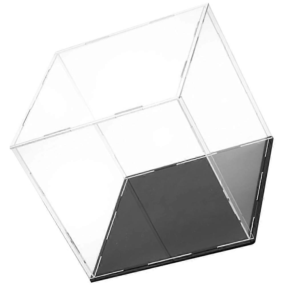 Clear Acrylic Display Box for Showcasing 5Pcs Transparent Display Cases