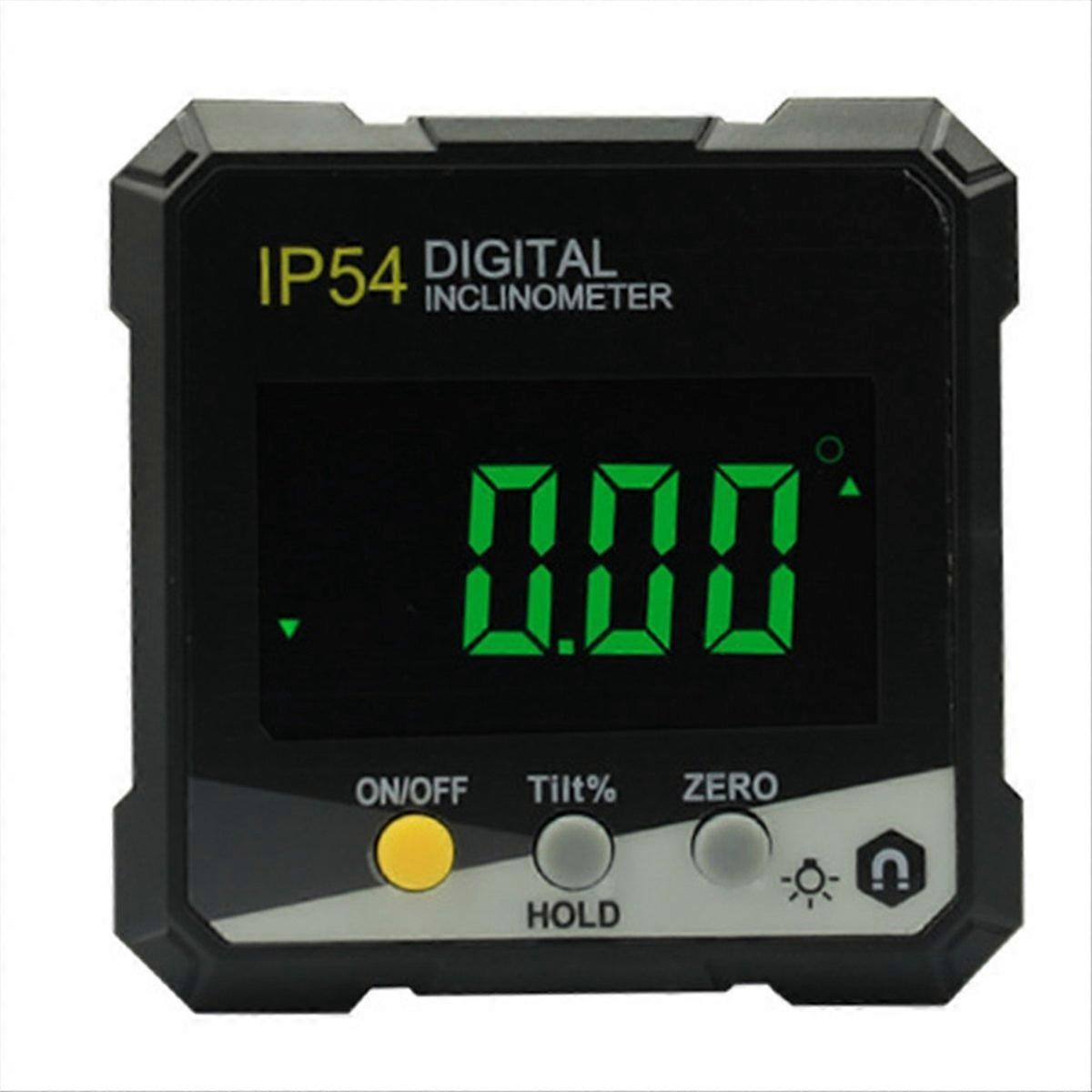 4 X 90 Degree IP54 LCD Screen Four Sided Magnetic Inclinometer Digital Display LCD Inclinometer Angle Box Protractor