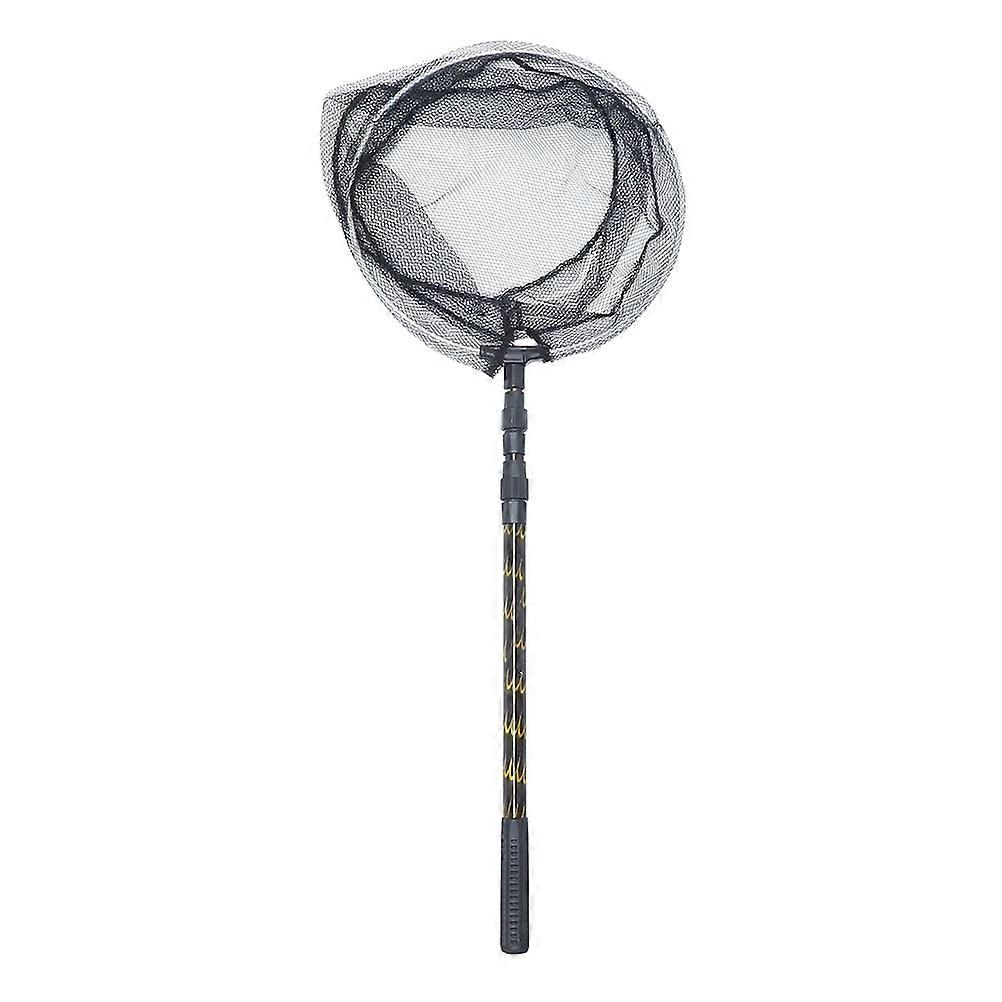 Aquatic Creature Capture Pool Equipment Black Ergonomic Handle Adjustable Length 1Set