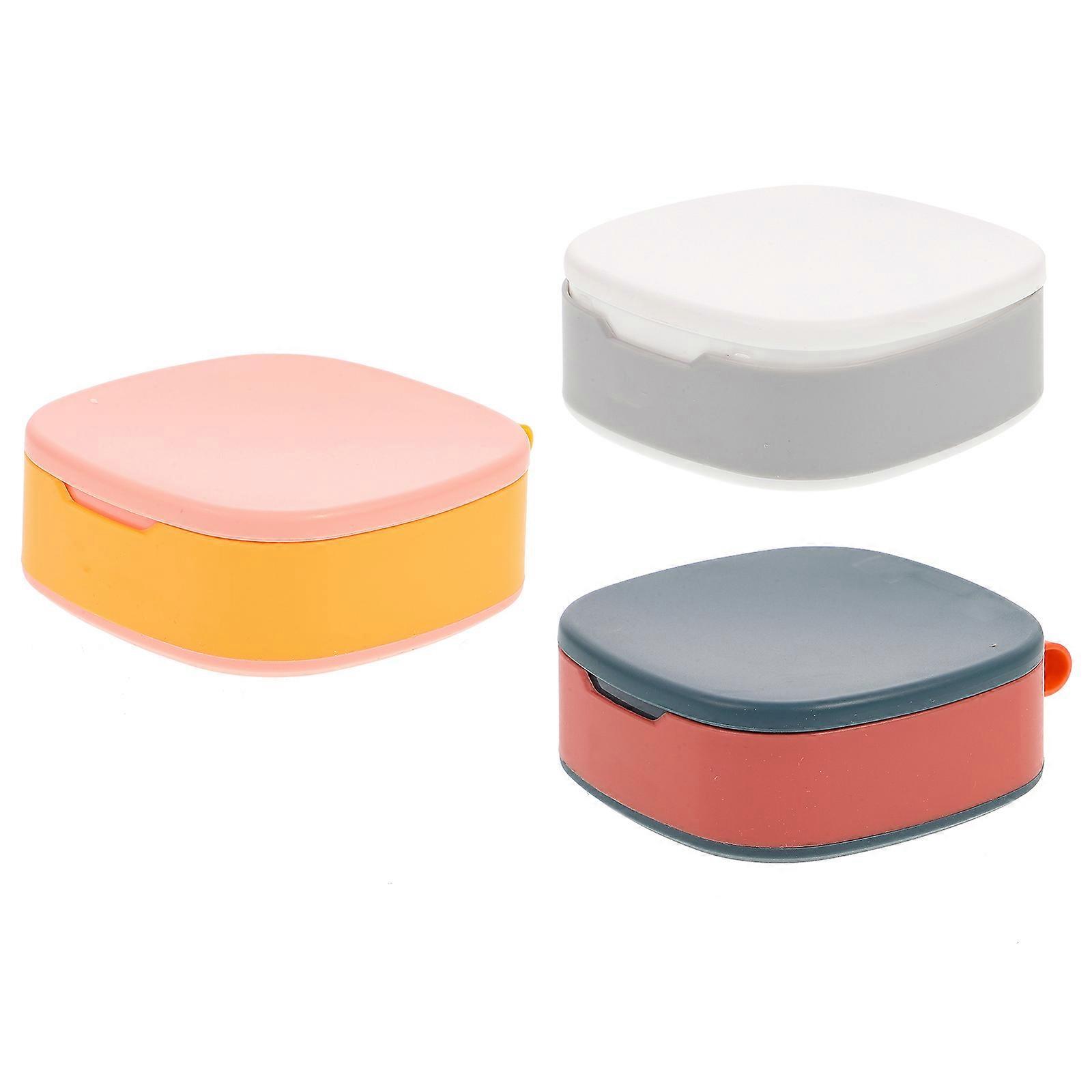 Small Portable Pill Box Organizer for Storage Use 9Pcs Assorted Color
