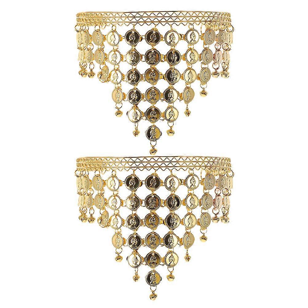 Dancing Head Chain 2Pcs with Tassels and Coins Accessories