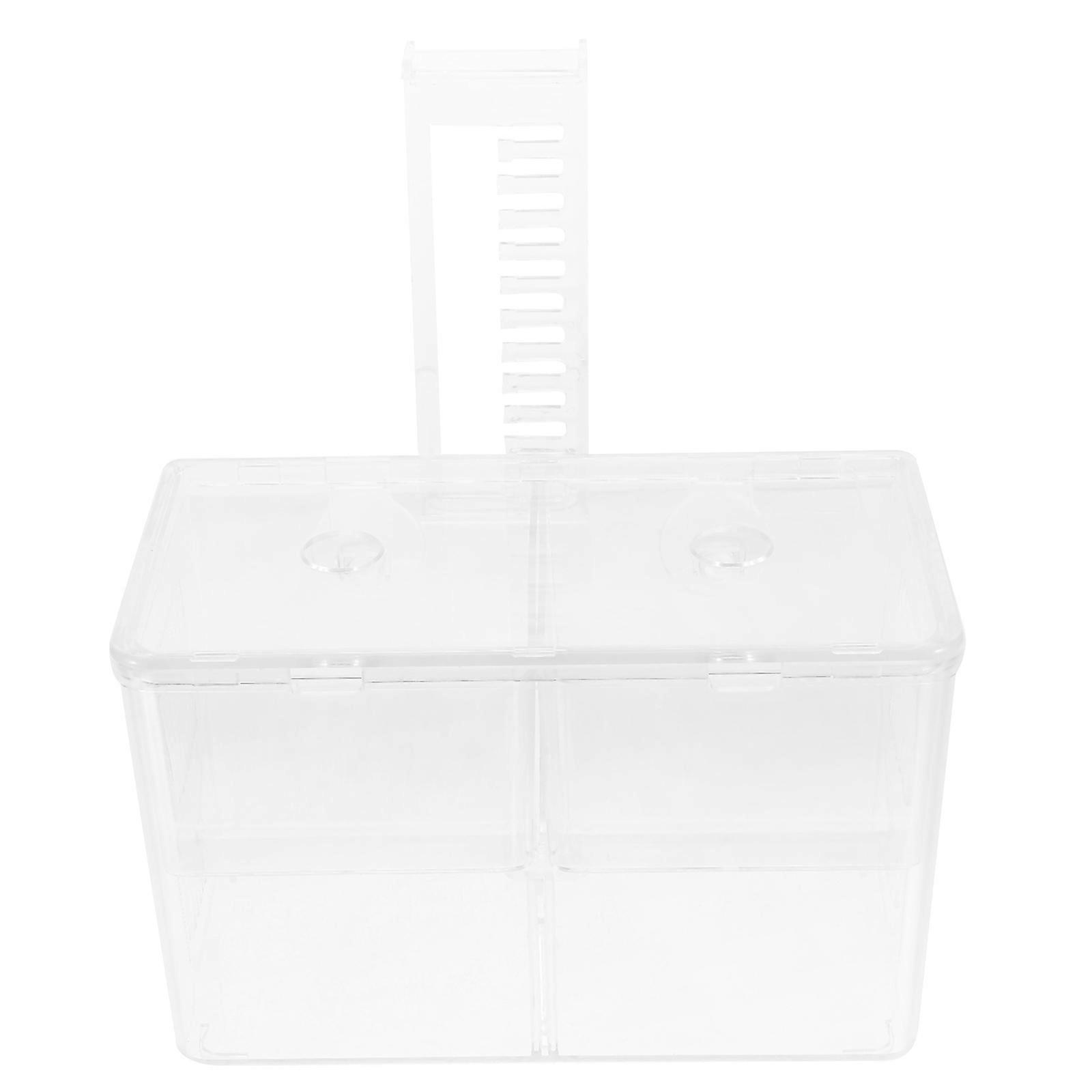 Transparent Fish Breeding Box for Aquarium Use 5Pcs Hatchery Isolation Holder