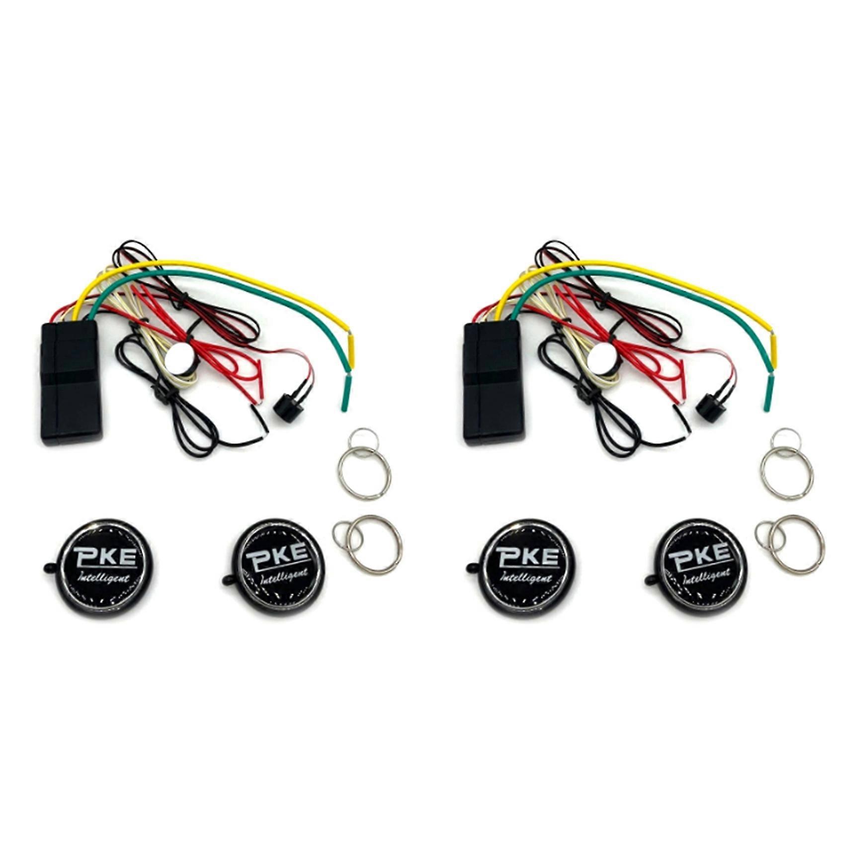 2X 2.4G RFID Immobilizer Wireless Engine Lock Car Alarm Anti-Hijacking Circuit Cut Off Auto Unlock Device