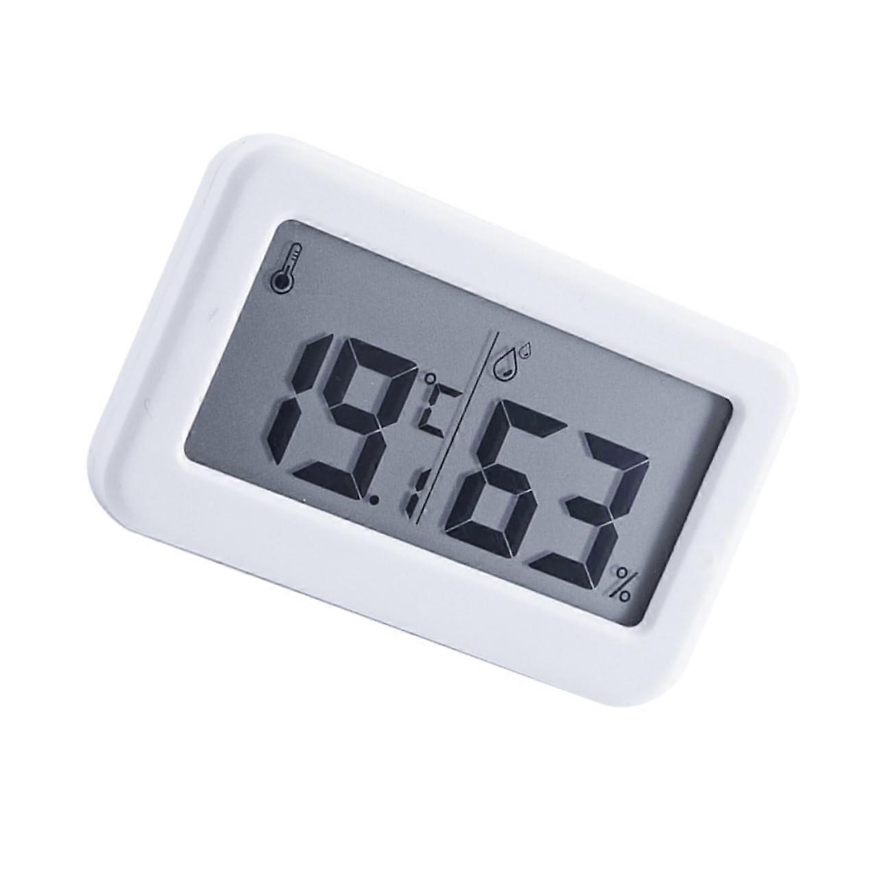Digital Hygrometer Temperature and Humidity Monitor with Clock for Accurate Indoor Climate