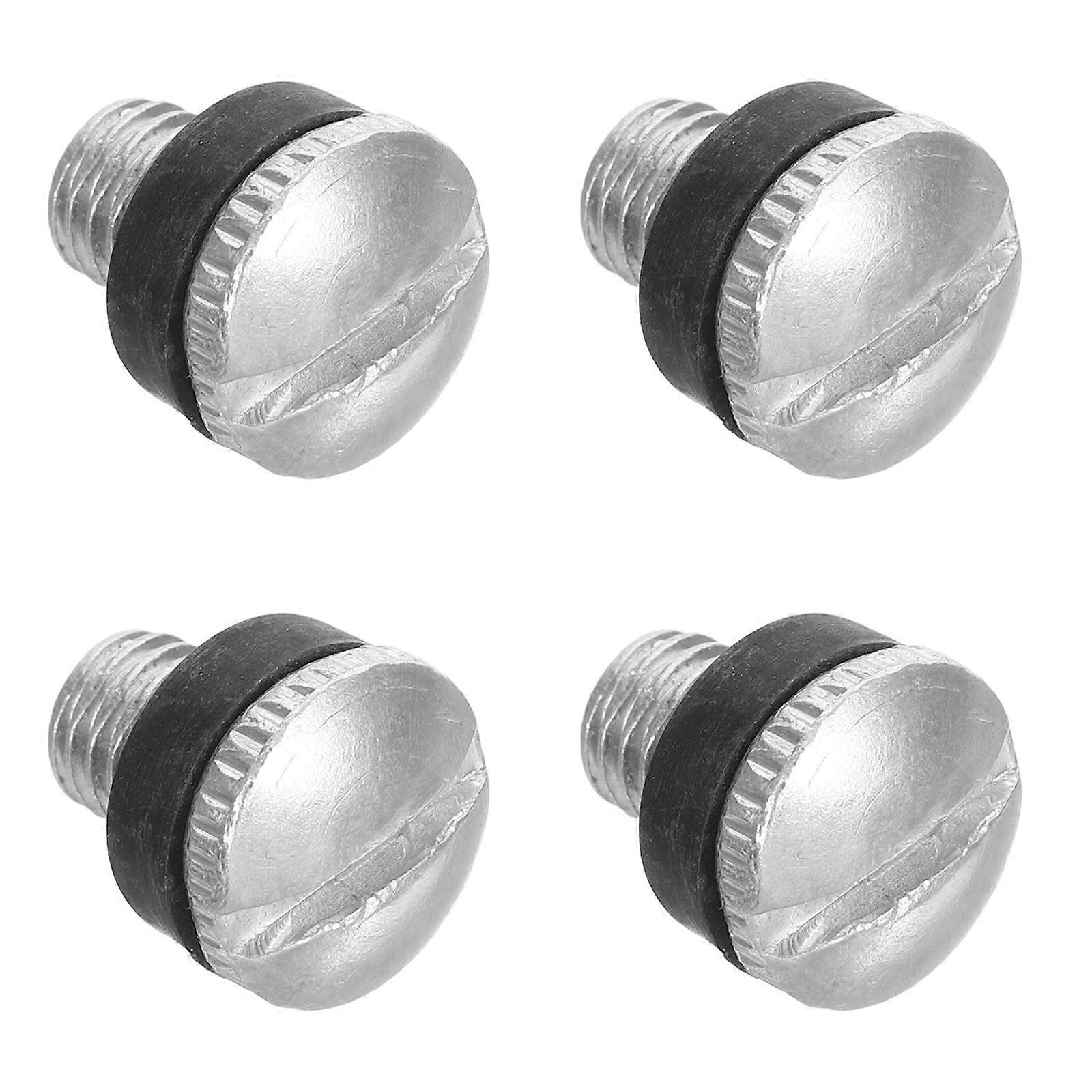 4Pcs Aluminium Drum Cover Vent Valve for Drum Seal Cap Silver
