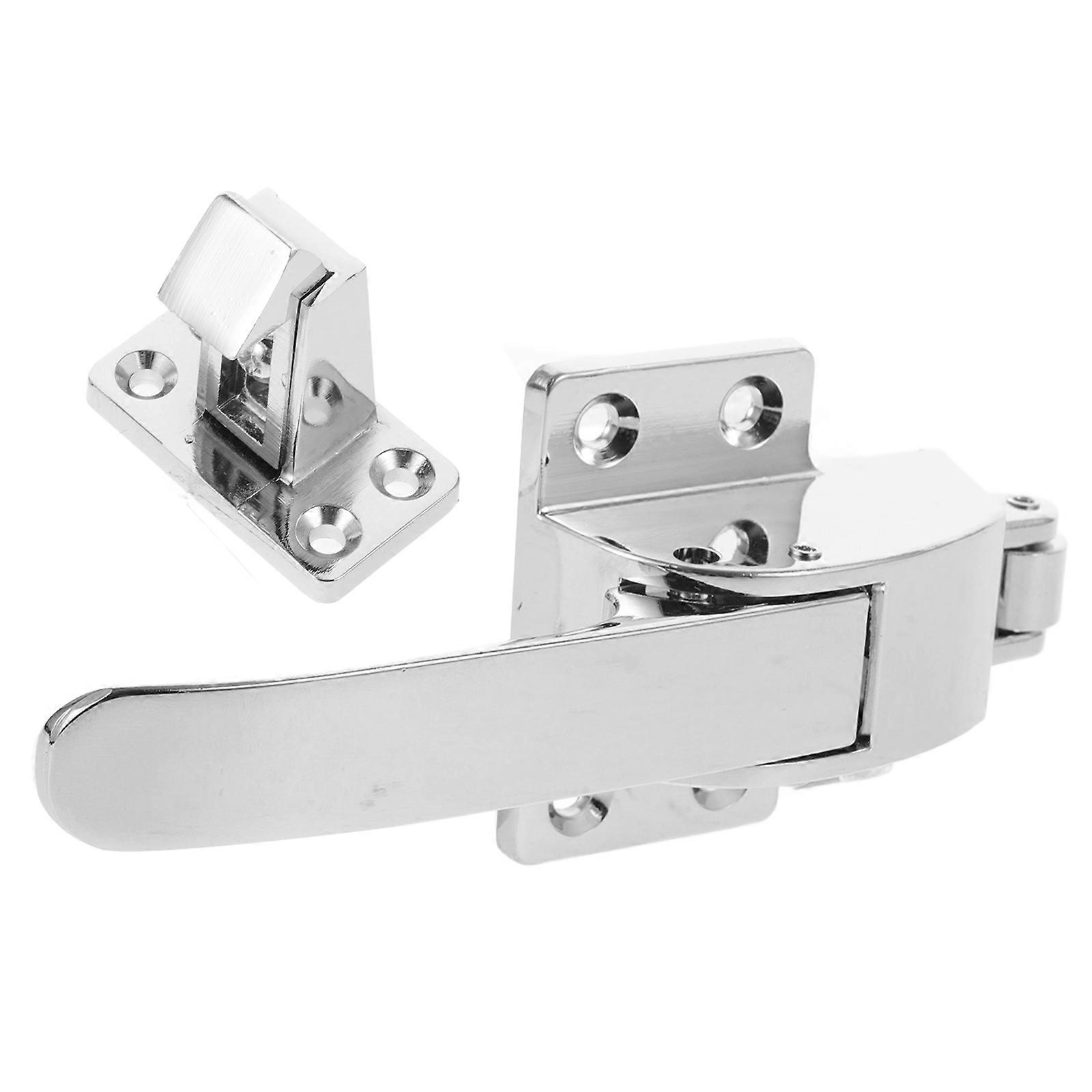 Silver Handle Cooler Door Hardware for Appliance 1Set Metal