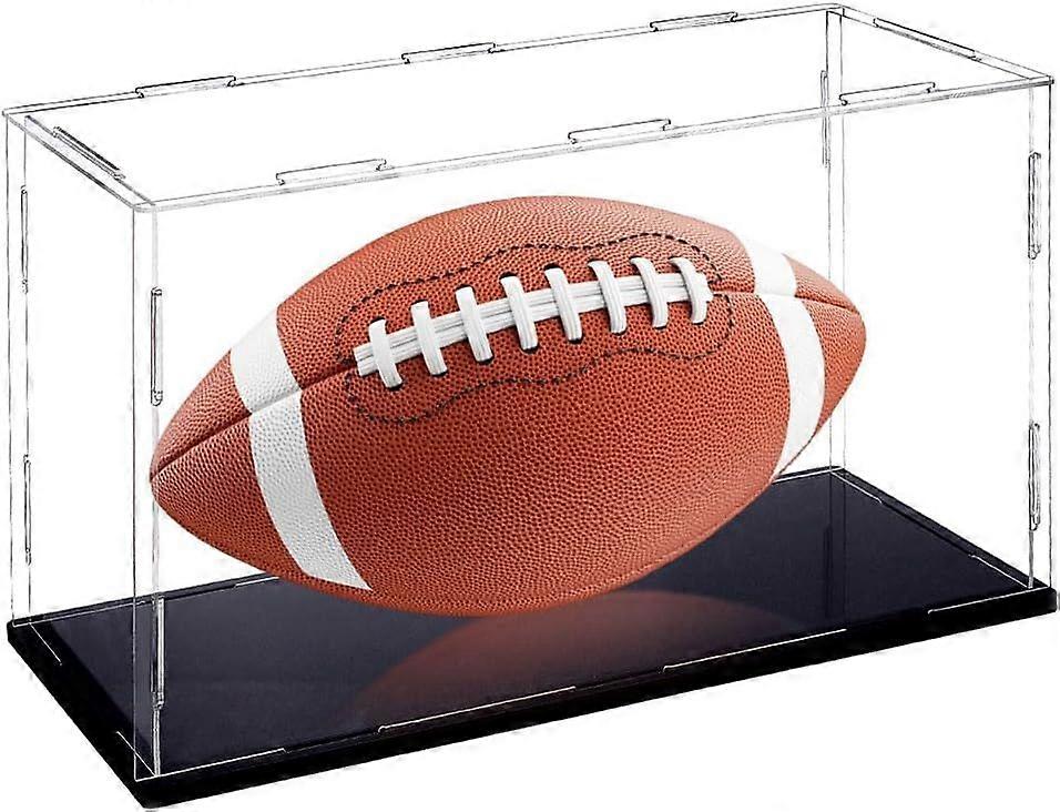 Acrylic Baseball Display Case Clear Hat Display Case Dustproof Display Box with Black Base Display Cases Cube for Action Figures Baseball Cabinet Prot