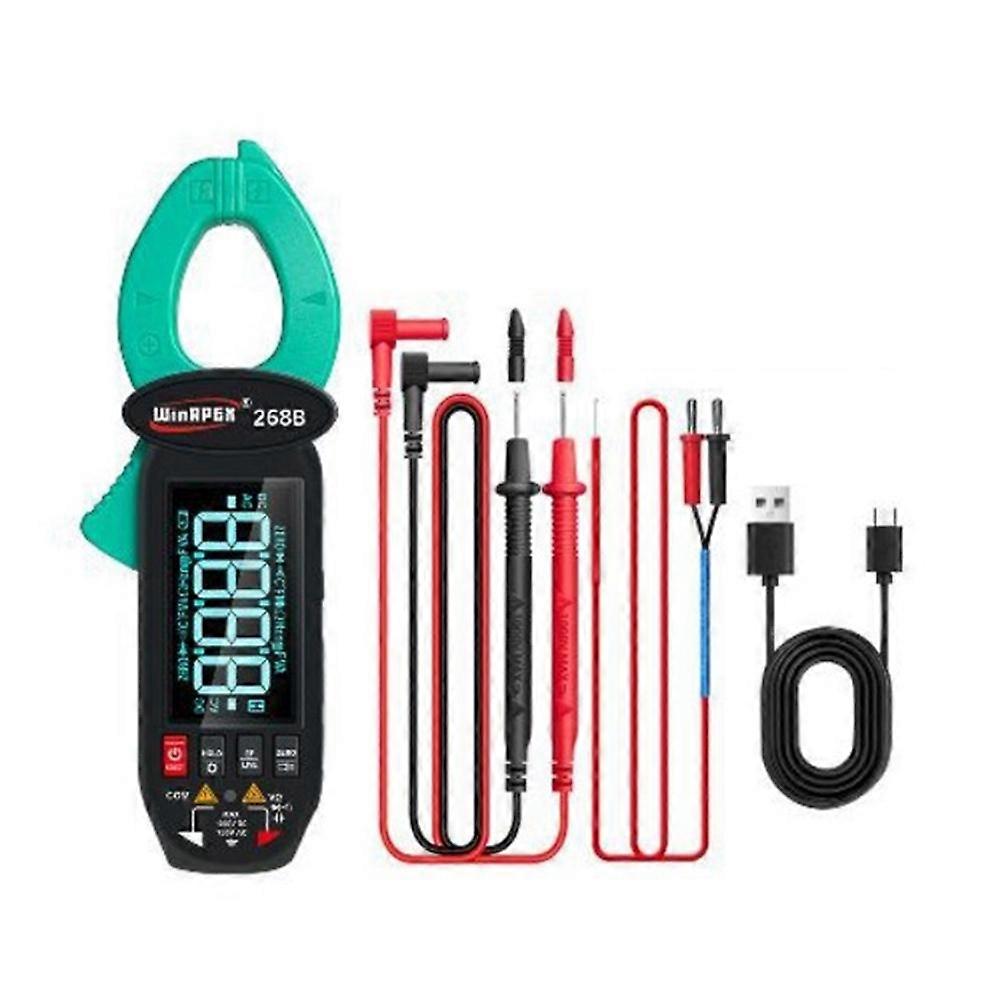 268B Intelligent Large Screen AC-DC Leakage Meter 600MA-60A Multi-Function Leakage Current Meter