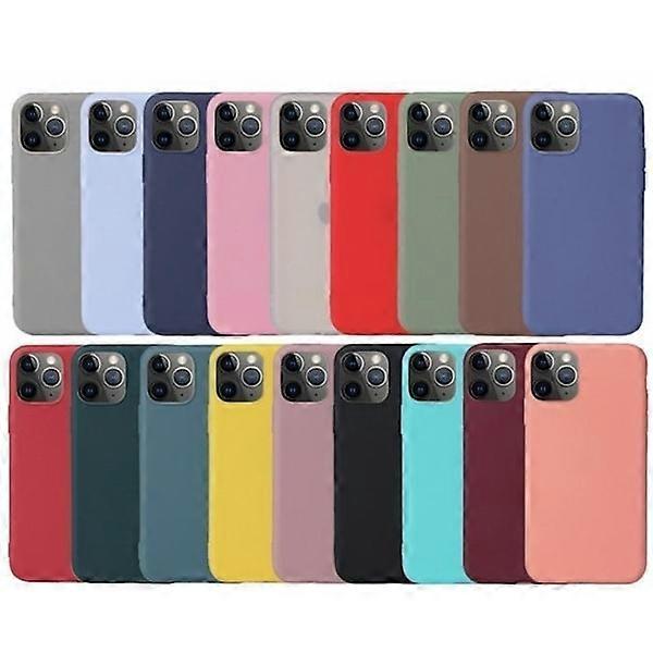 Compatible with iPhone 15 Pro - Matt TPU case - Skal Röd