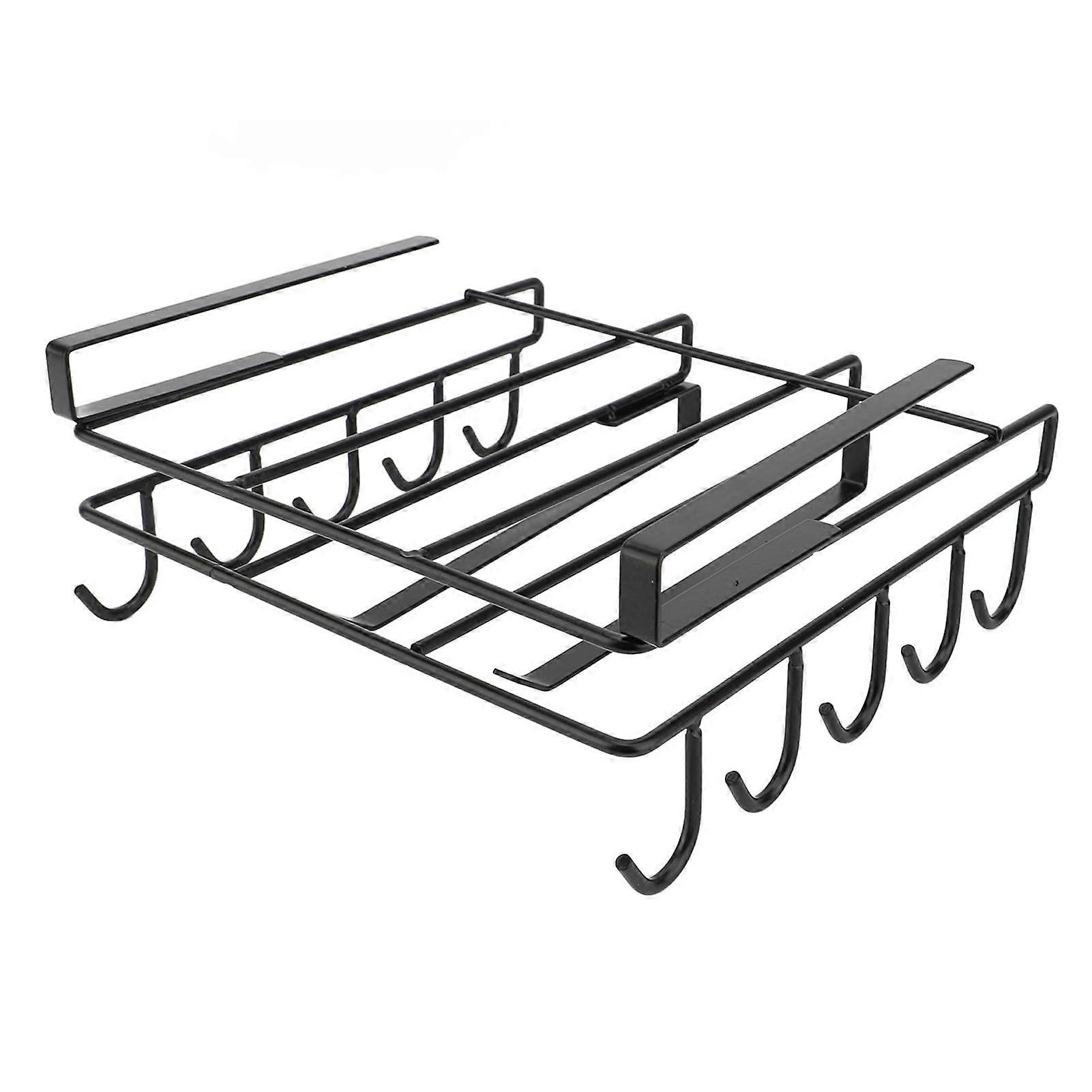 Hanging Cutting Board Rack Under Cabinet Holder for Boards and Pot Lids SpaceSaving Kitchen Organizer