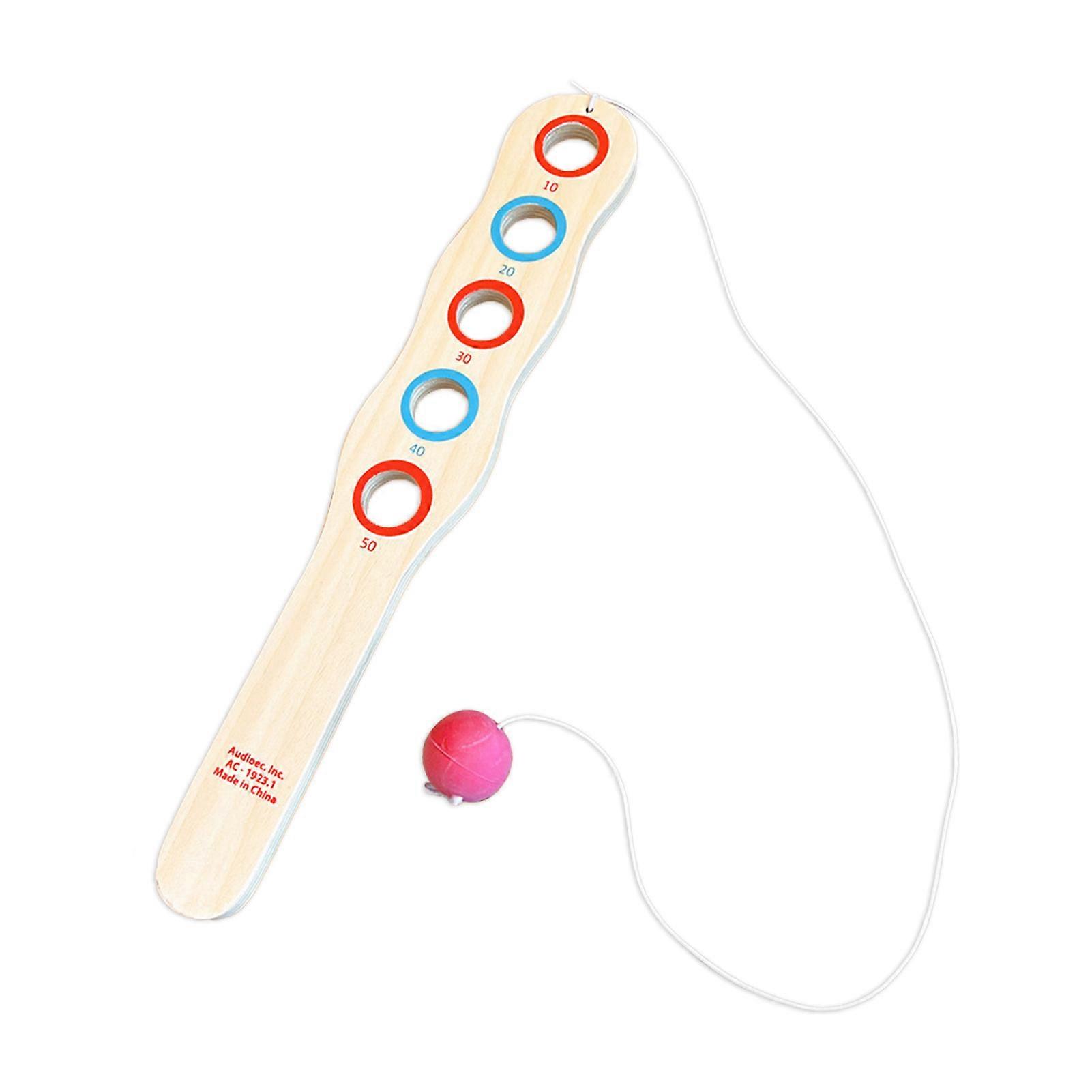 Jeu de balle �� pagaie en bois, nouveaut��, mains stables et jeu de comp��tences, adapt�� �� l'anniversaire en famille