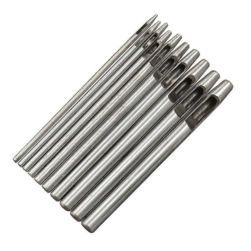 Belt Hole Maker Punch Round Hollow Punch Tool Crafts 10Pcs