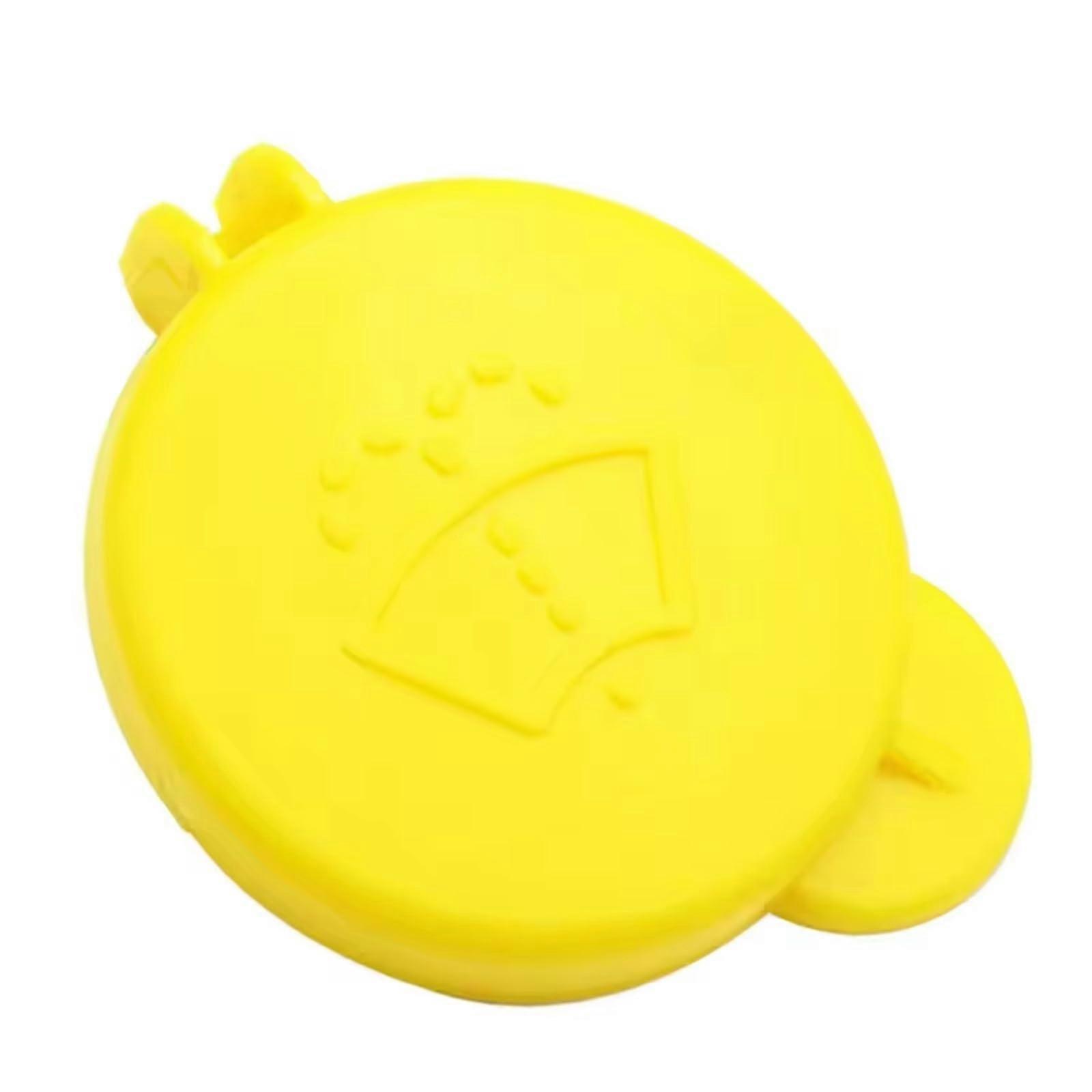 Windshield Washer Fluid Cap Yellow Replacement for Ford Fiesta 20012008 Durable Easy Install