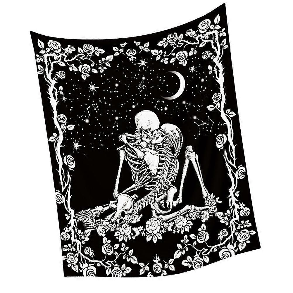 Skeleton Printed Tapestry Background Cloth for Decoration Polyester Hanging Cloth