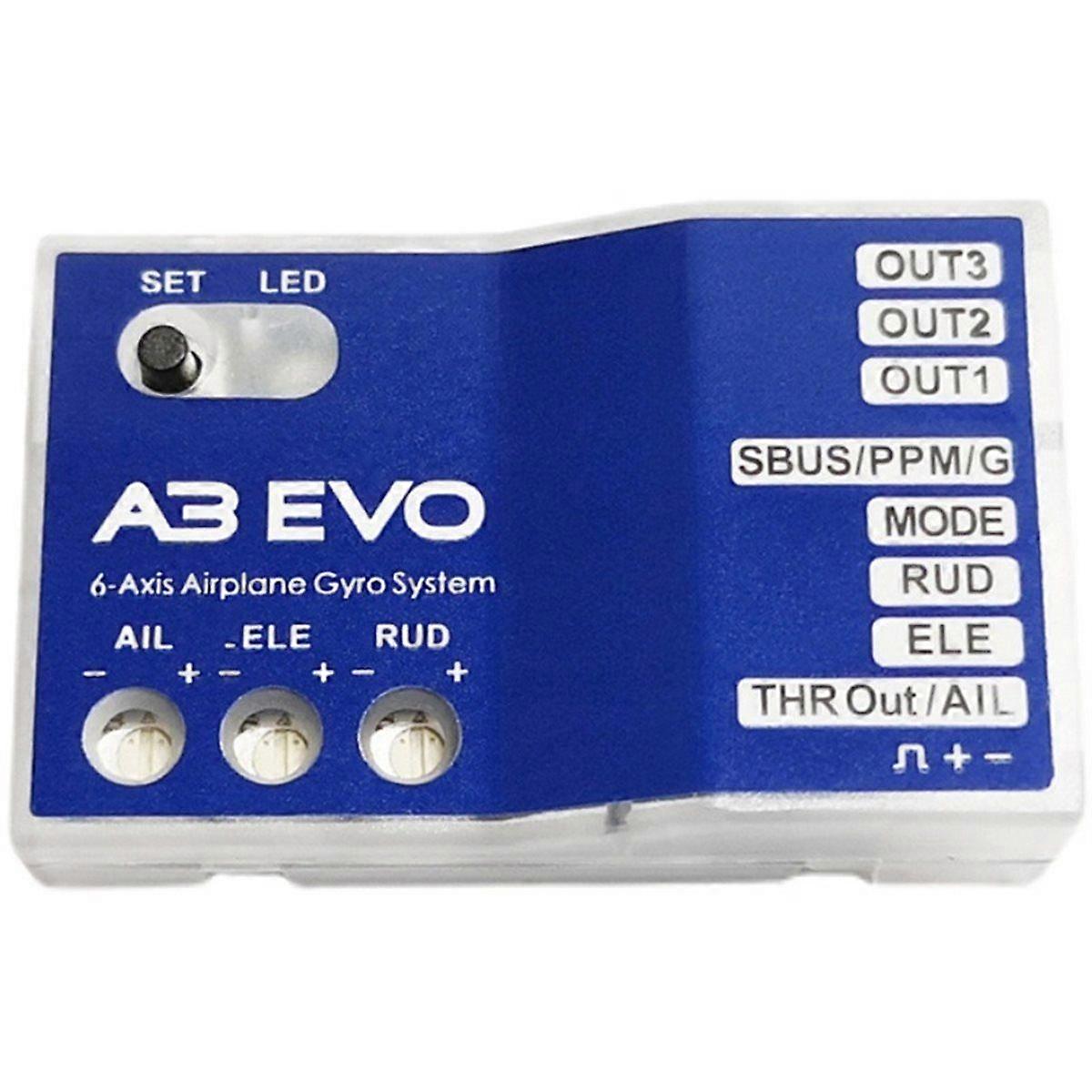 A3 6- Gyro & Stabilization Balancer Flight Controller Support PPM Receiver for Flying Wing Aircraft