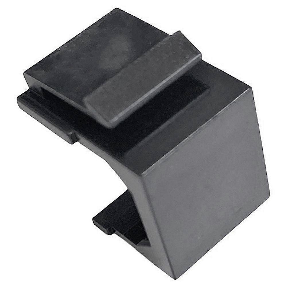 50pcs RJ45 Keystone Jack Inserts Blank Modules for Wall Plates Patch Panels Home Network Setup Black