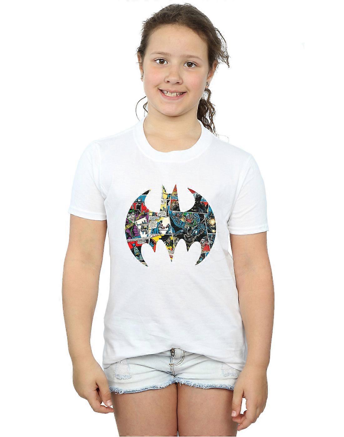 DC Comics niñas Batman Comic Book Logo t-shirt