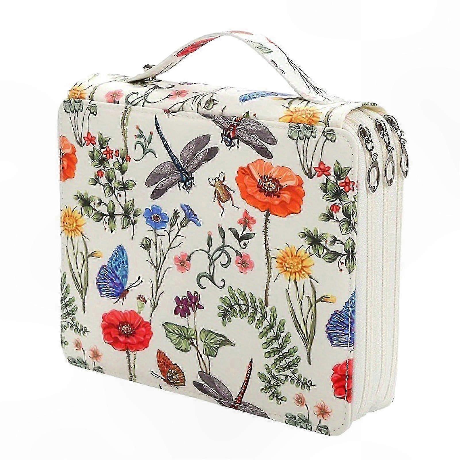 Portable Organizer for 124 Colored Pencils - Lightweight Case for Creative Professionals