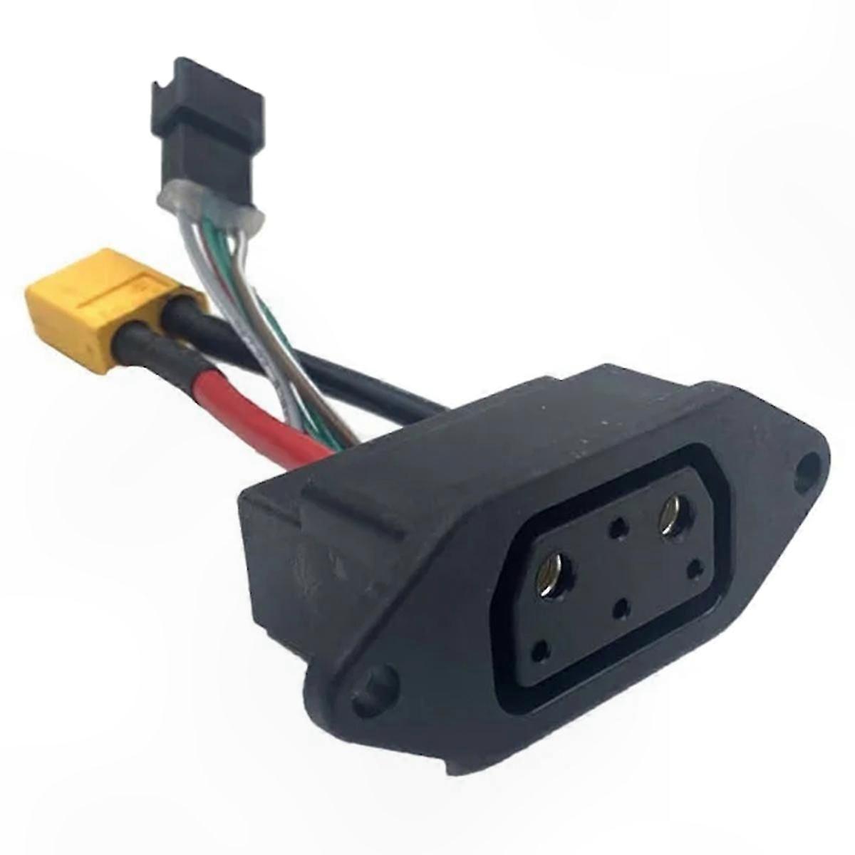 Lithium Battery Connector Charger Socket Line for Super Soco Tc Ts Tsx Circular Cable Adapter