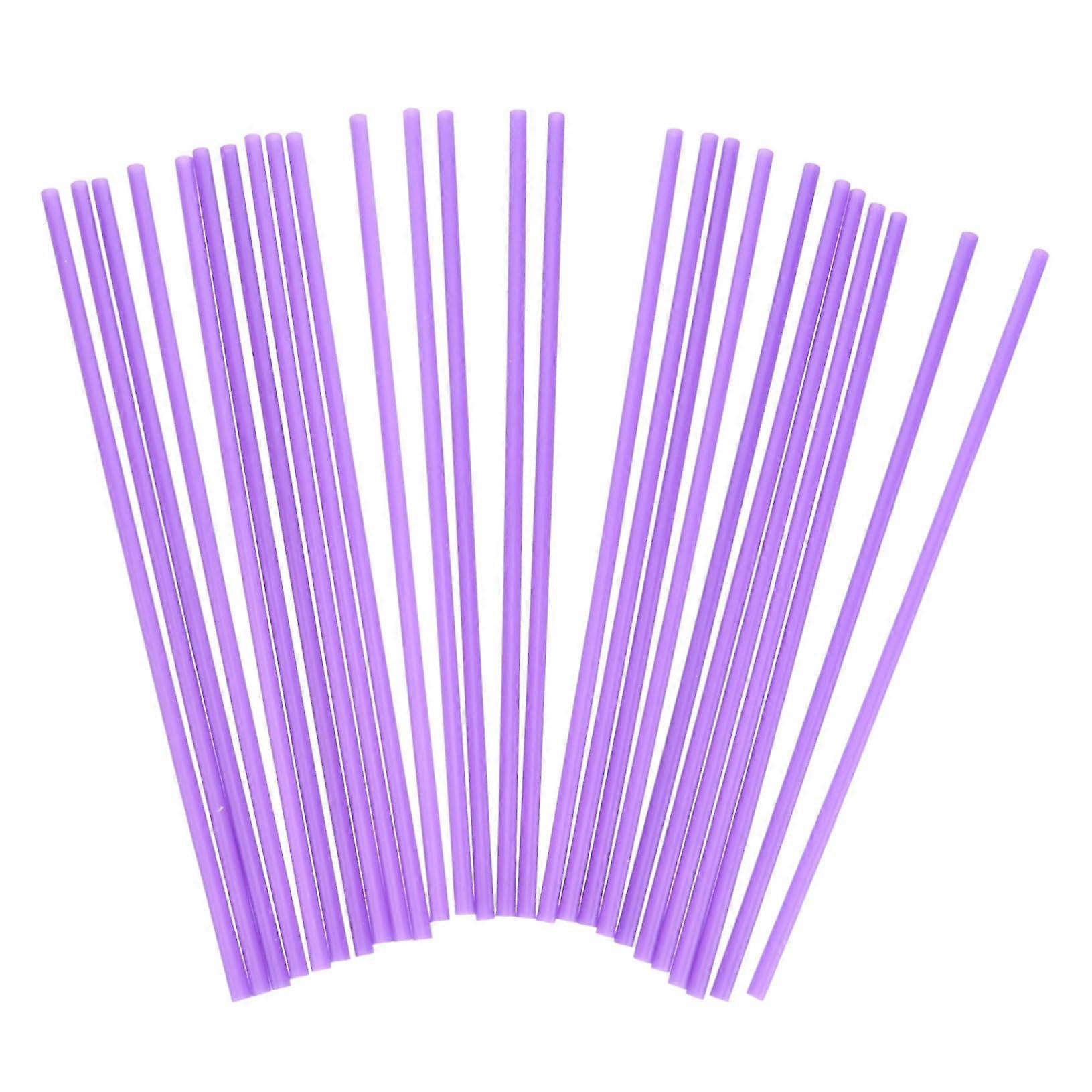 200 Pcs Purple Drinking Straws Extra Long Eco Friendly Plastic Party Smoothie Disposable