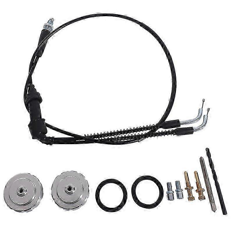 Tors Delete Removal Eliminator Kit for Banshee Throttle Cable Caps Idle Screws