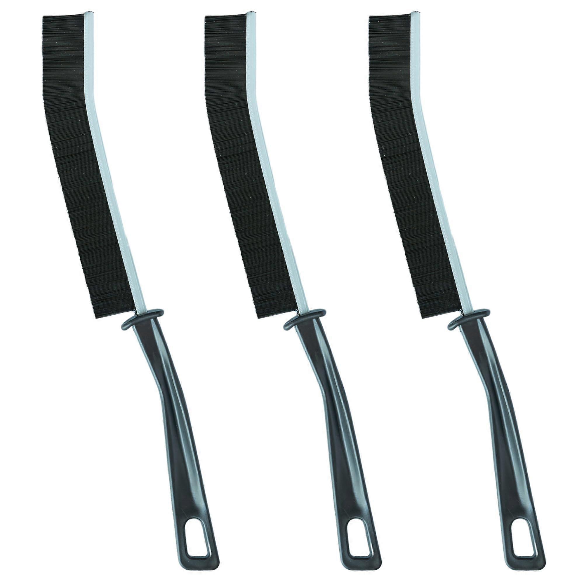 Crevice Cleaning Brush 3 Pcs AntiScratch Rounded Tip for Window Sills and Tile Grout