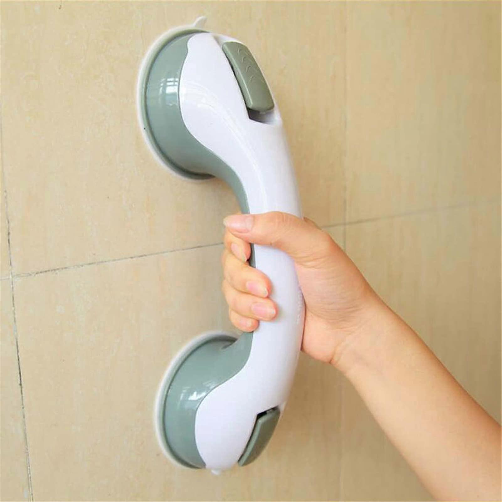 Shower Grab Bar with Suction Cups for Elderly, Non Slip Bathroom Safety Support Handle