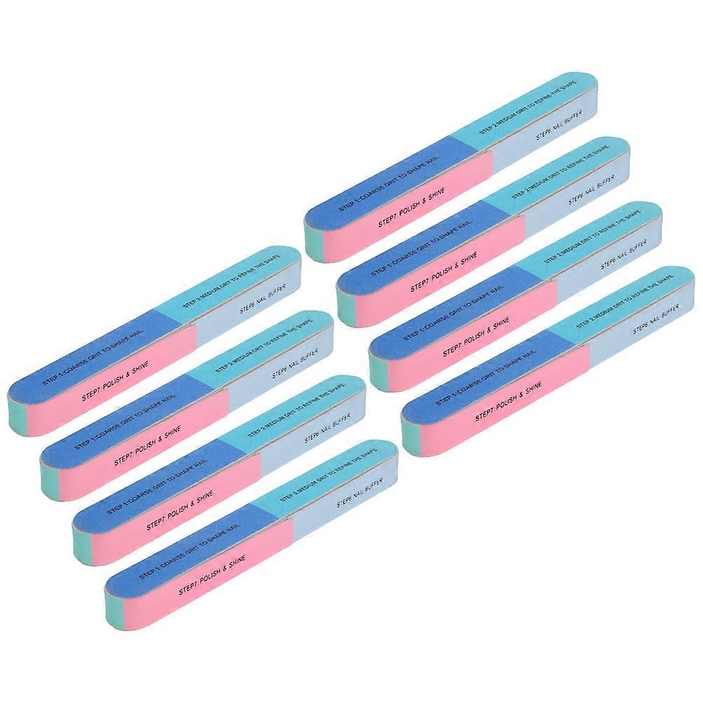 Nail Polisher Nail Buffering Blocks for Professional Use 8Pcs with 7 Steps