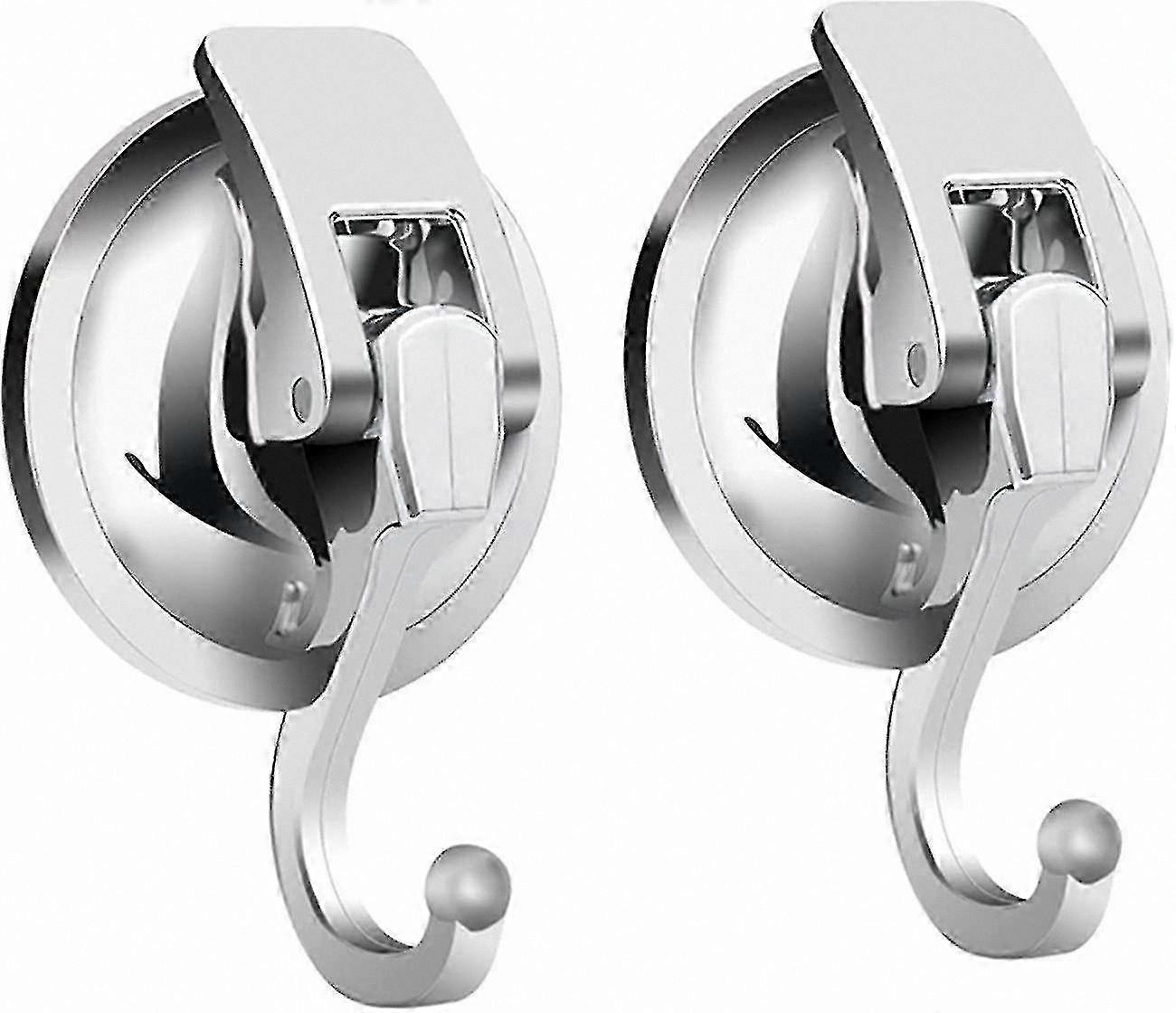 Vacuum Suction Hooks (2-Pack) for Kitchen and Bathroom Use