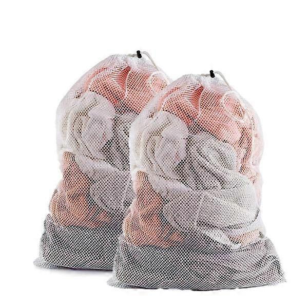 INF Large laundry bag 60x90 cm White 2-pack