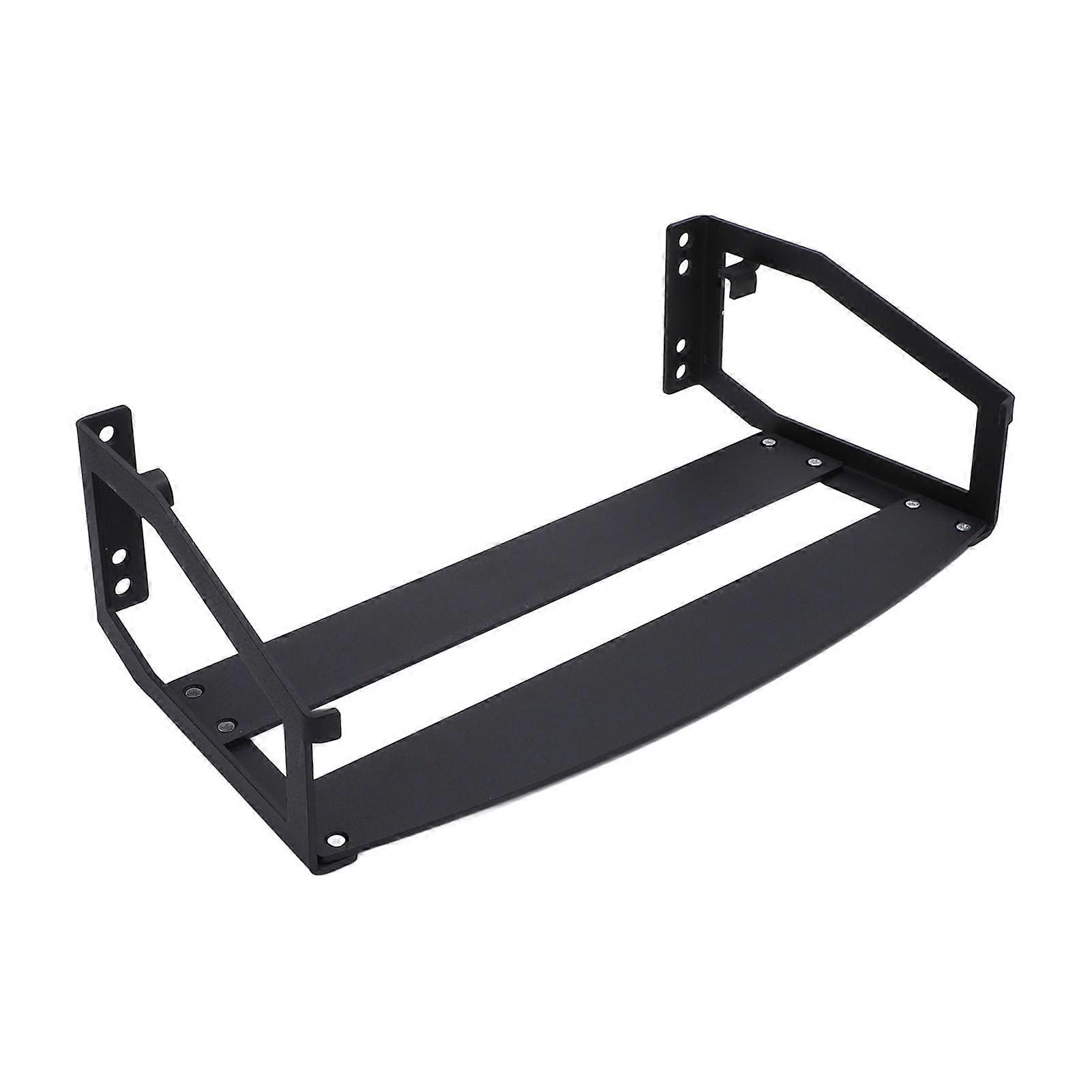 Wall Mount Heavy Duty Stainless Steel Speaker Bracket with Quick Cable Access Black for Sonos Five