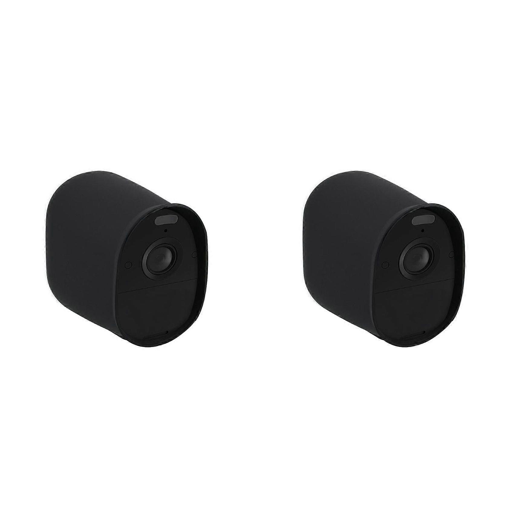 2X for Arlo Essential Spotlight Camera Silicone Protective Case Sunshade Rain Cover Case Leather Security