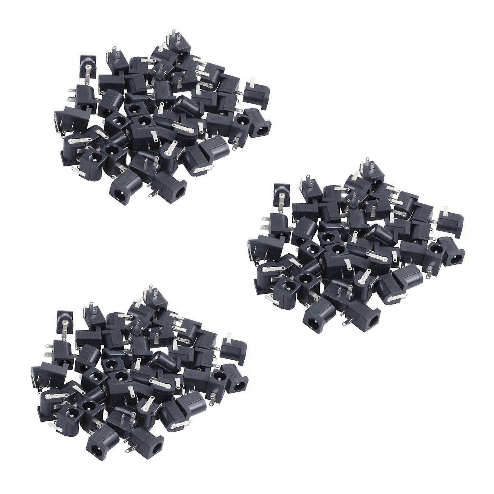 135 Pcs DC Power Jack Socket 2.1mm x 5.5mm Barrel-Type PCB Mount DC-005