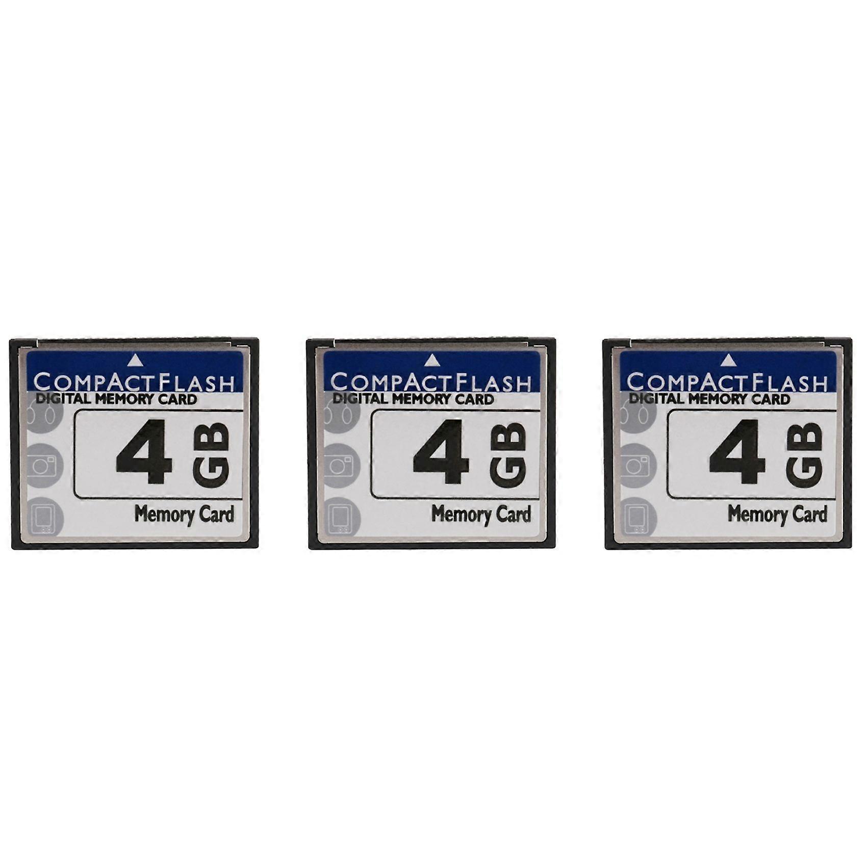 3X Professional 4GB Compact Flash Memory Card(White&Blue)
