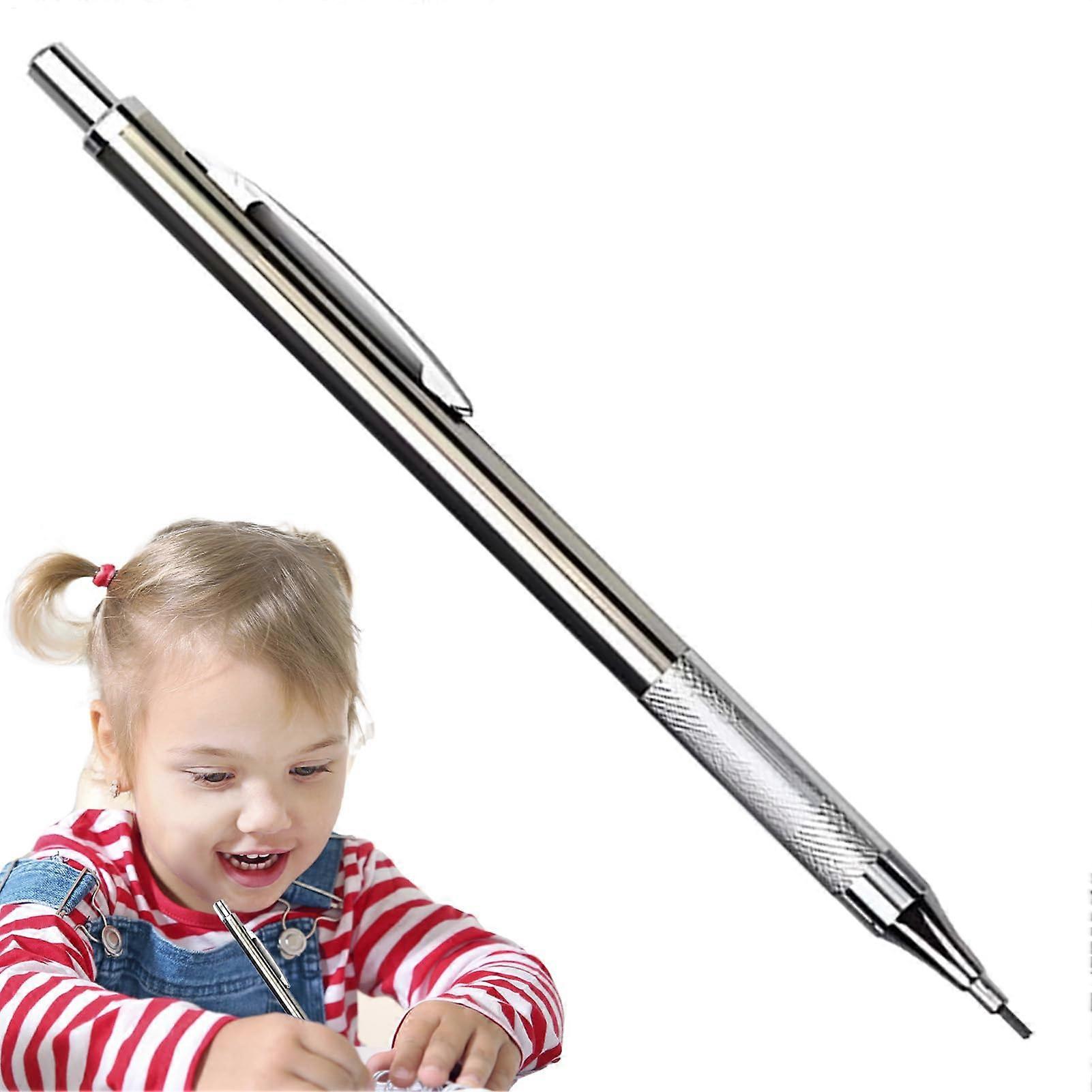 Stainless Steel Mechanical Pencil 0.9mm with Precision Lead Control for Drafting and Technical Drawing