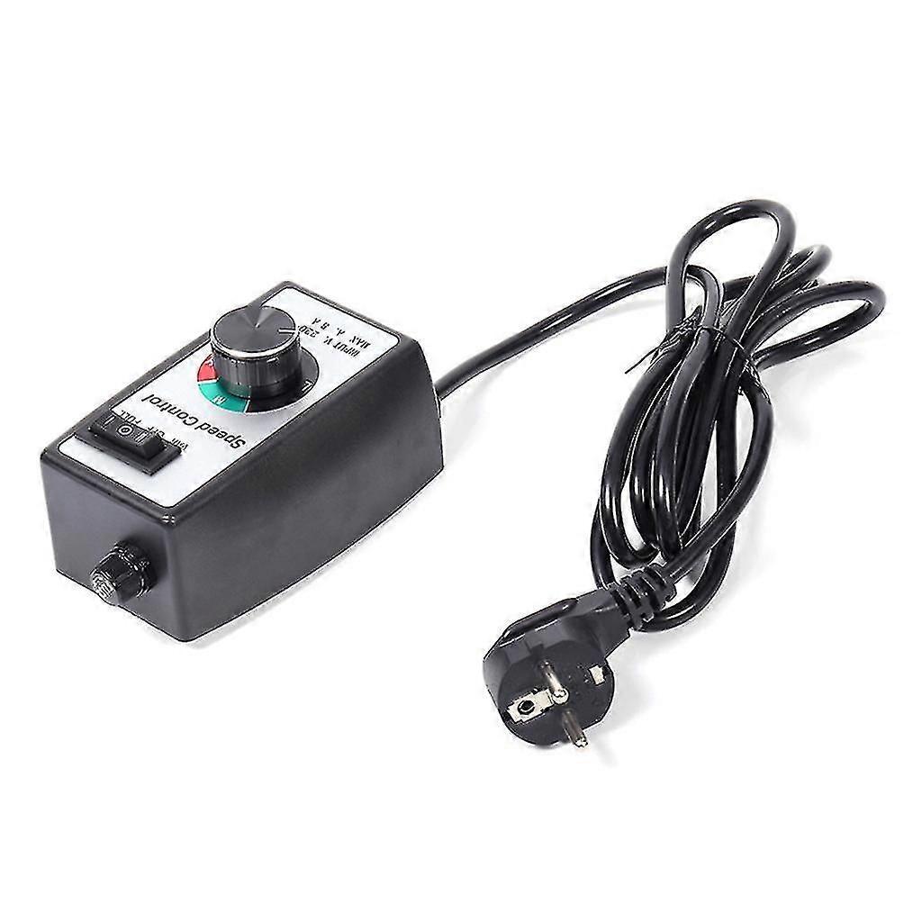 Eu Plug 230v Stepless Motor Speed Controller Fan Governor Switch Dimmer Adjuster