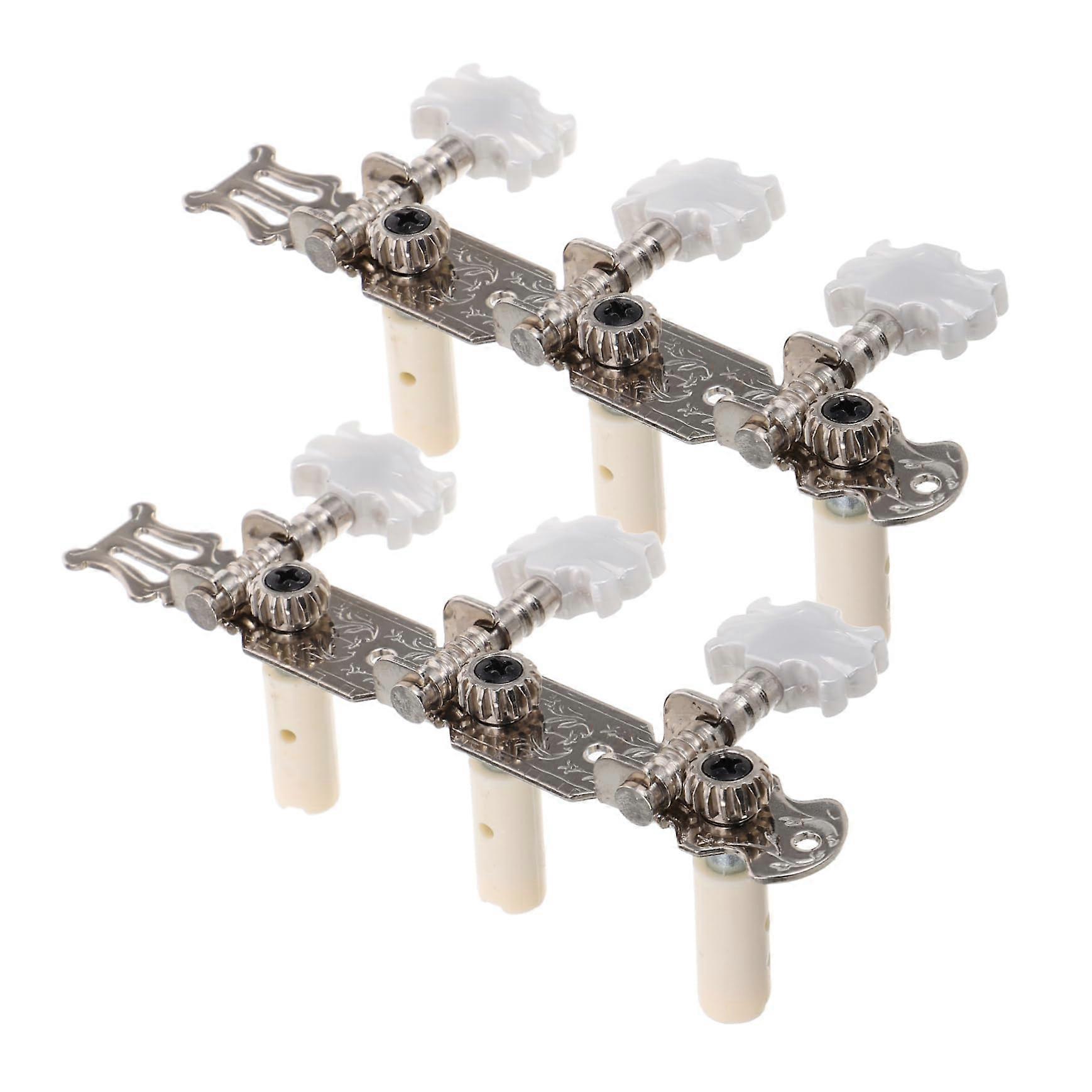 Classical Guitar Tuning Pegs with Locking Mechanism Vintage Style Replacement Machine Heads