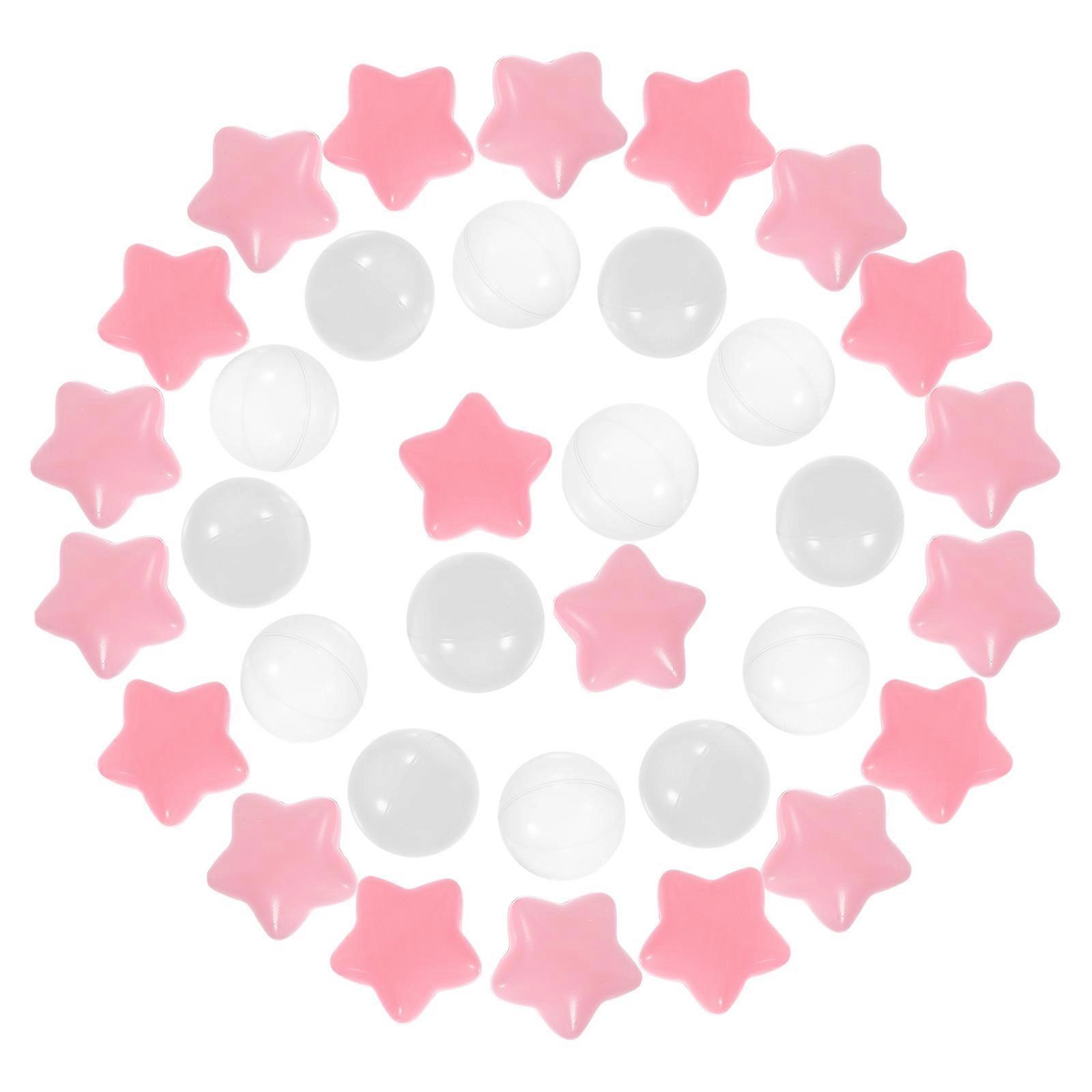 Ocean Balls Star Shape for Playing 100Pcs Assorted Color Plastic Pit Balls