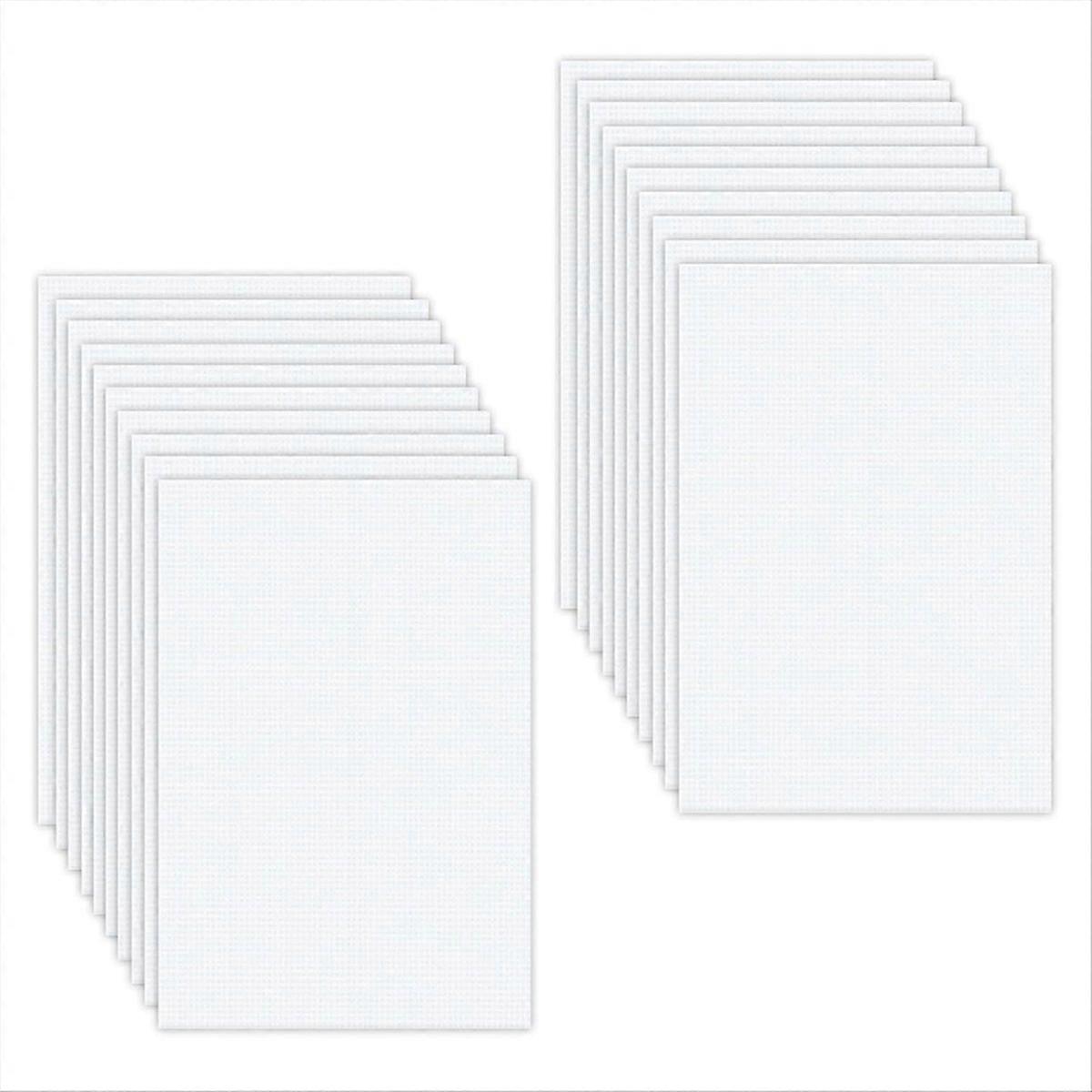 20 Pcs Plastic PVC White Mesh Sheet Waterproof Printable
