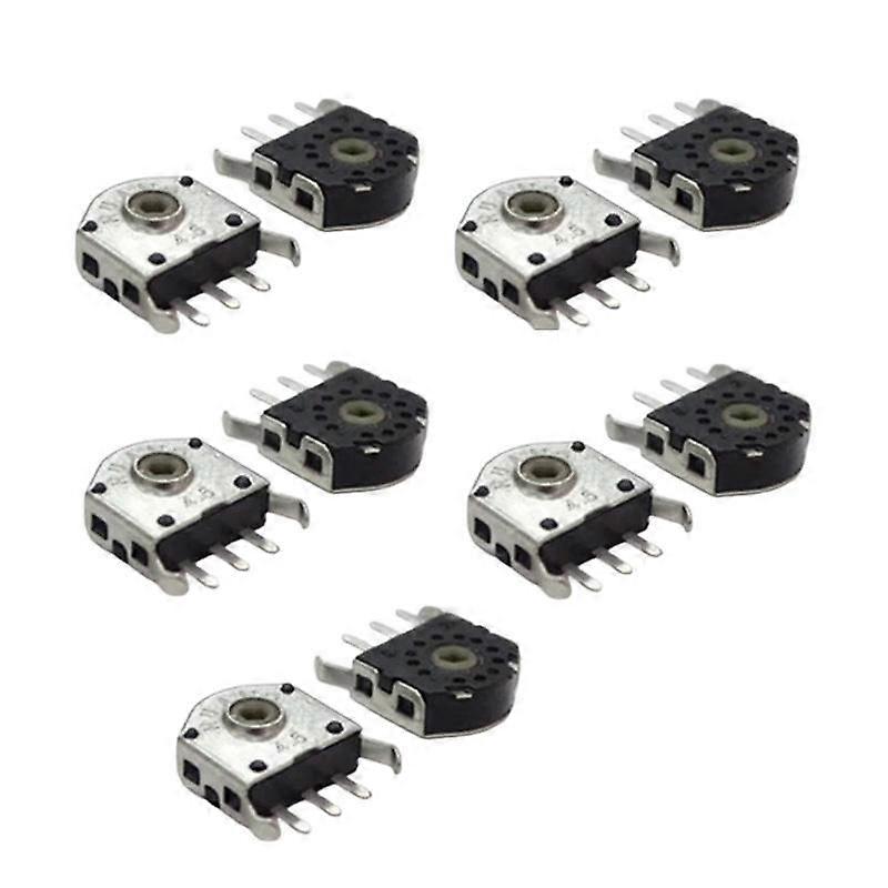 10pcs Mouse Wheel Encoder Black Core 4.5mm