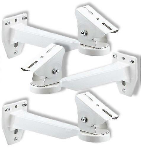 3Pack 10 Inch CCTV Camera Wall Mount Arm Brackets for Secure Housing and MultiCamera Setup