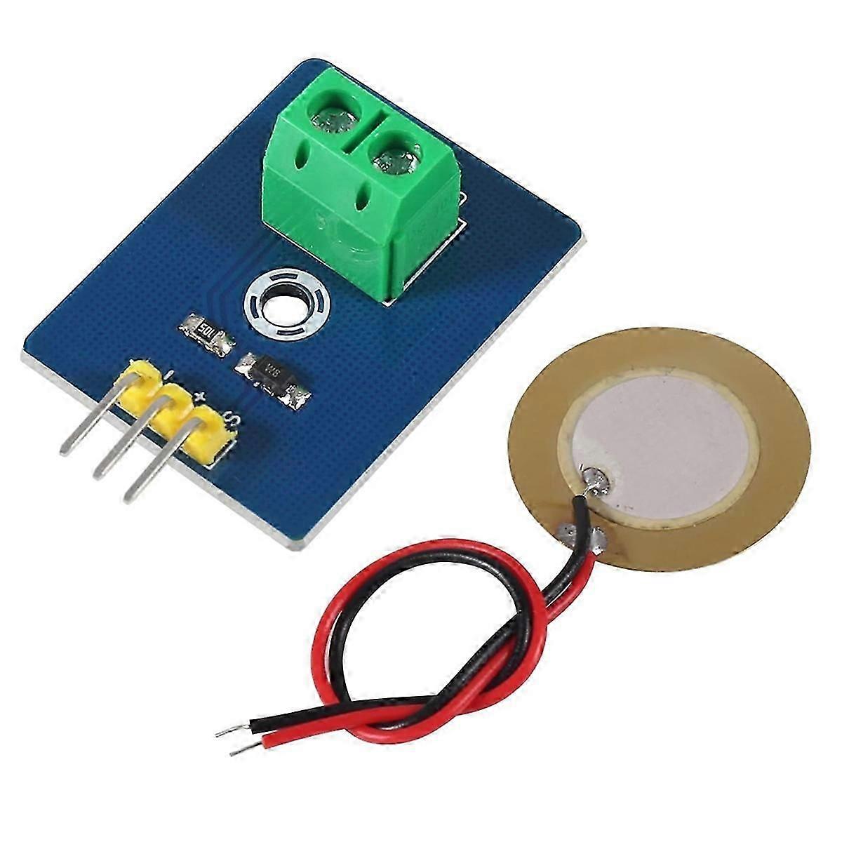 10pcs Piezoelectric Sensor Analog Ceramic Sensor Module Piezoelectricity for DIY KIT