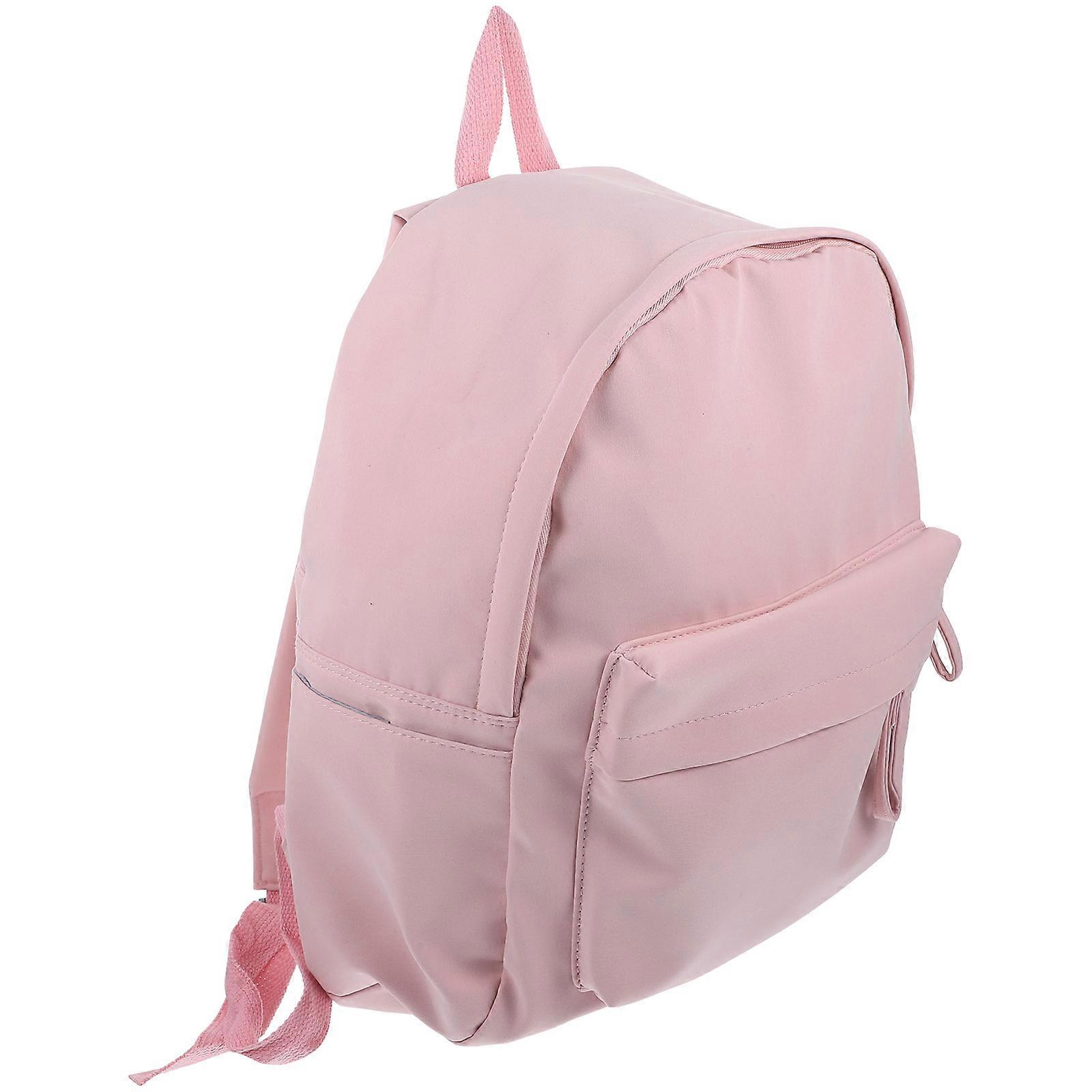 Leisure Laptop Backpack 3Pcs for Students Use Multi-Functional Pink Backpack