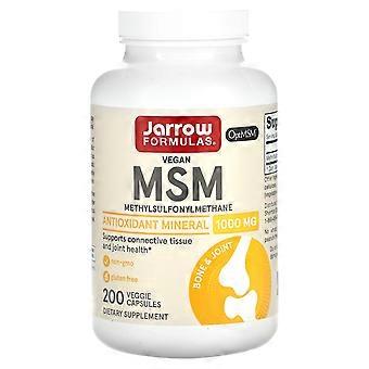 Jarrow Formulas, MSM, 1,000 mg, 200 Veggie Caps
