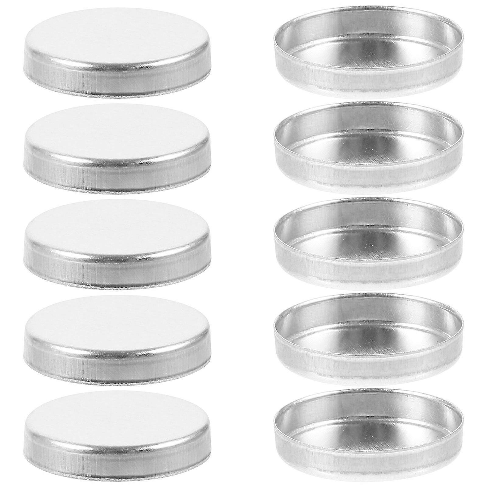 10pcs Small Eyeshadow Pans Empty Eyeshadow Case Eyeshadow Tray for Makeup